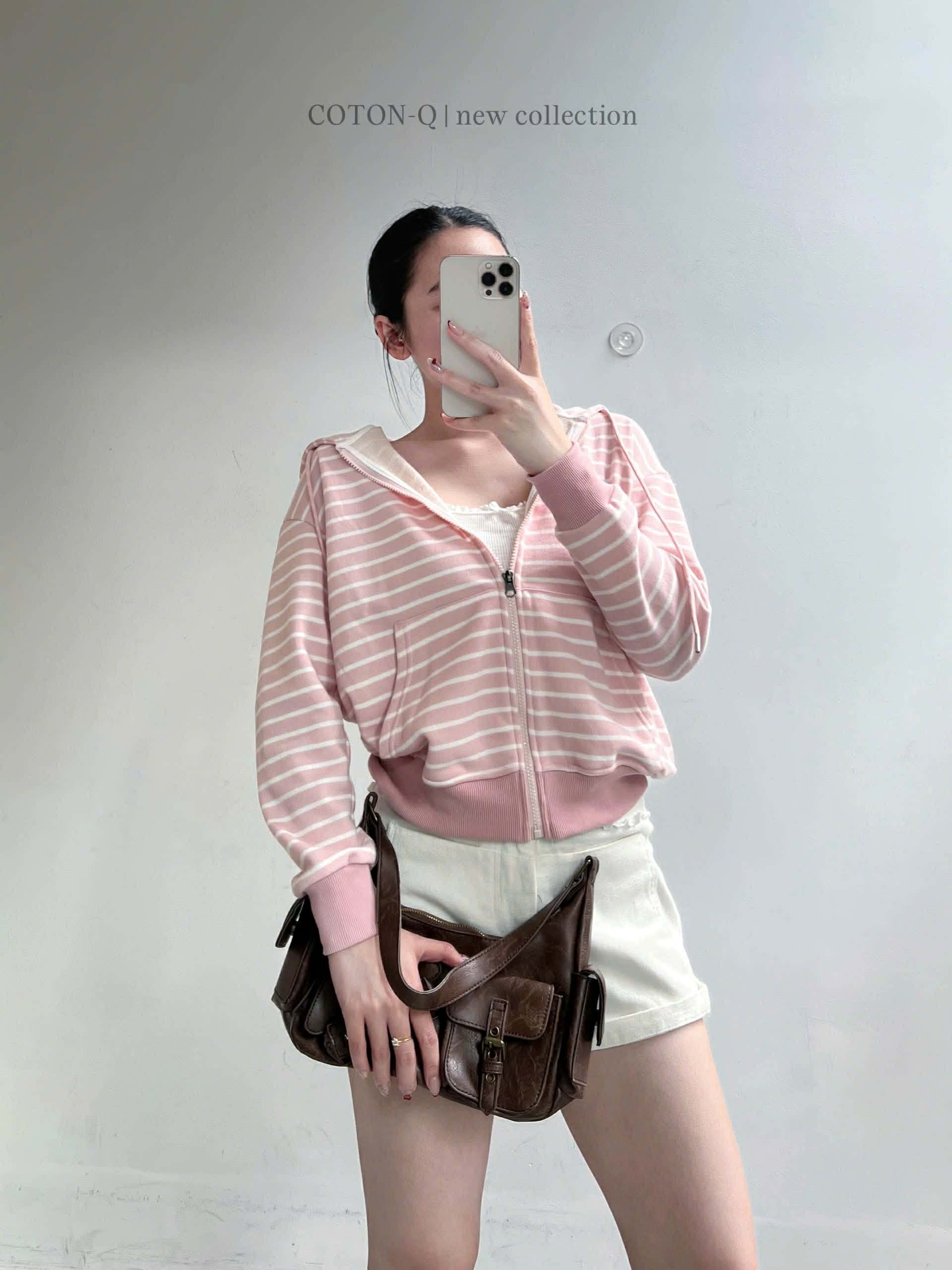 Áo khoác phối màu sọc ( XANH )_thumbnail_12