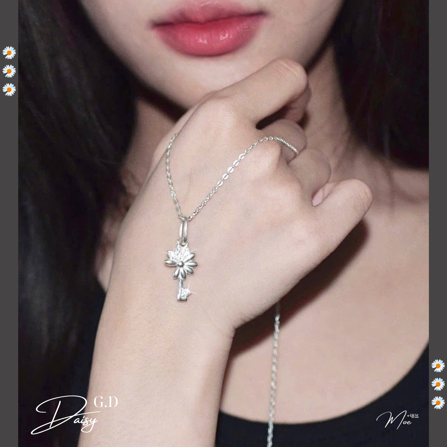 D262 - Dây chuyền hoa cúc đính đá GD_thumbnail_3