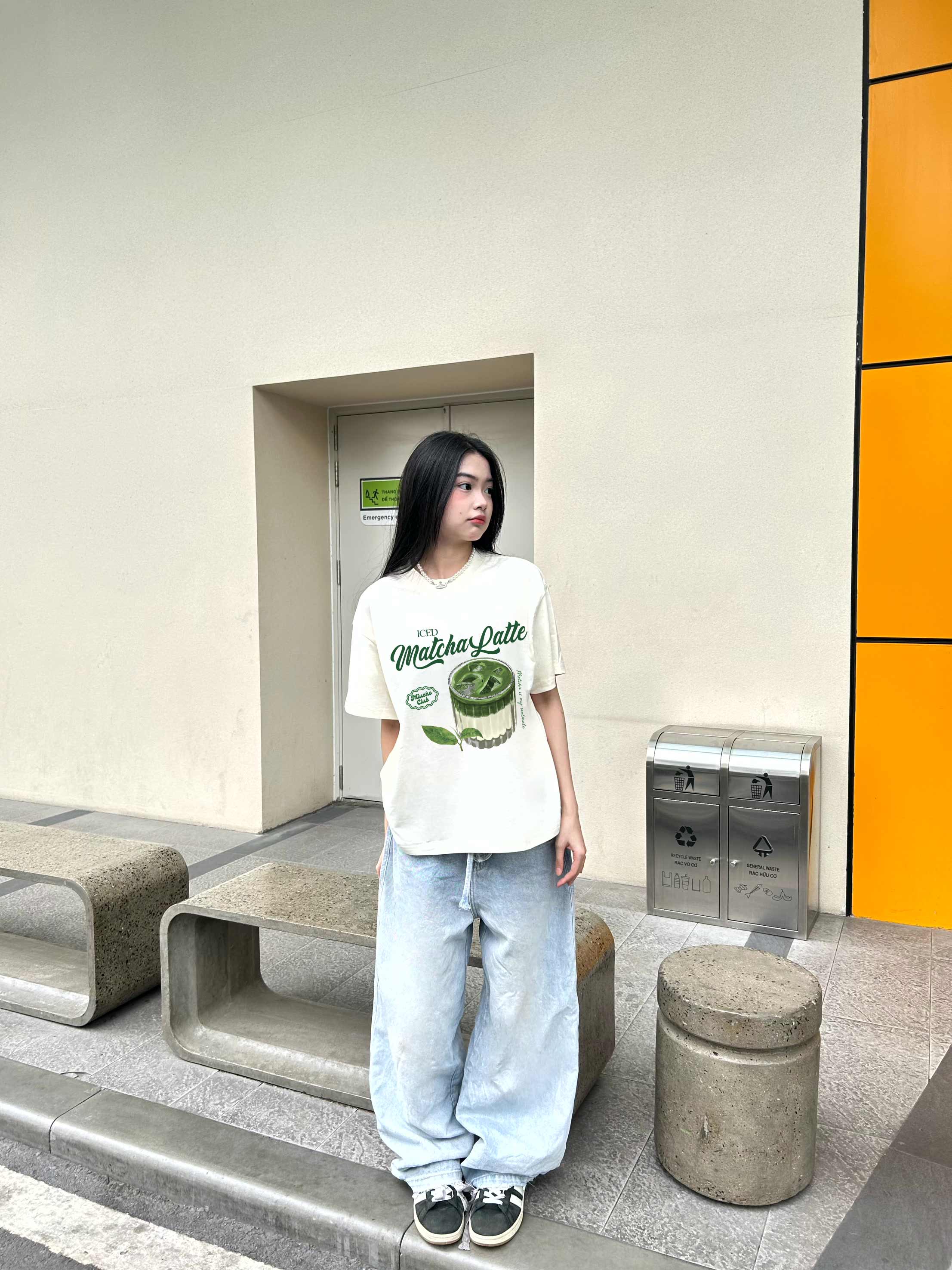 Áo thun boxy matcha latte 2264 Miucho cổ tròn vải cotton 2 chiều cổ tròn dày dặn đứng form in mix_thumbnail_6