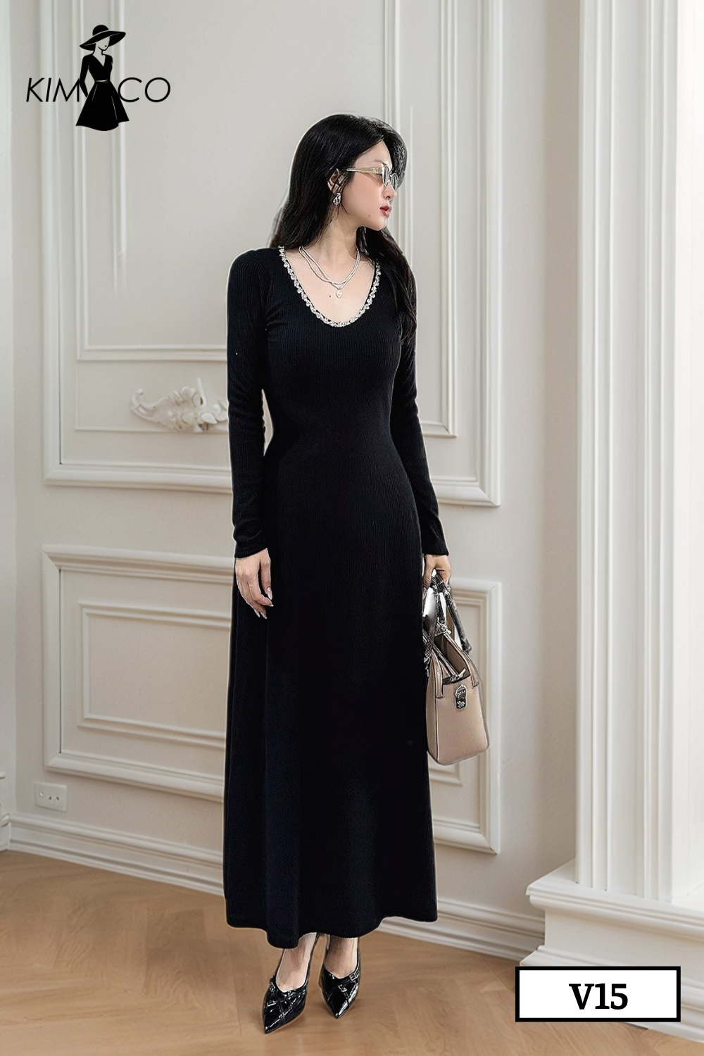 Đầm Lammy Black - V15