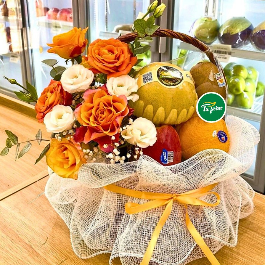 Giỏ hoa trái cây tân gia - GH7501