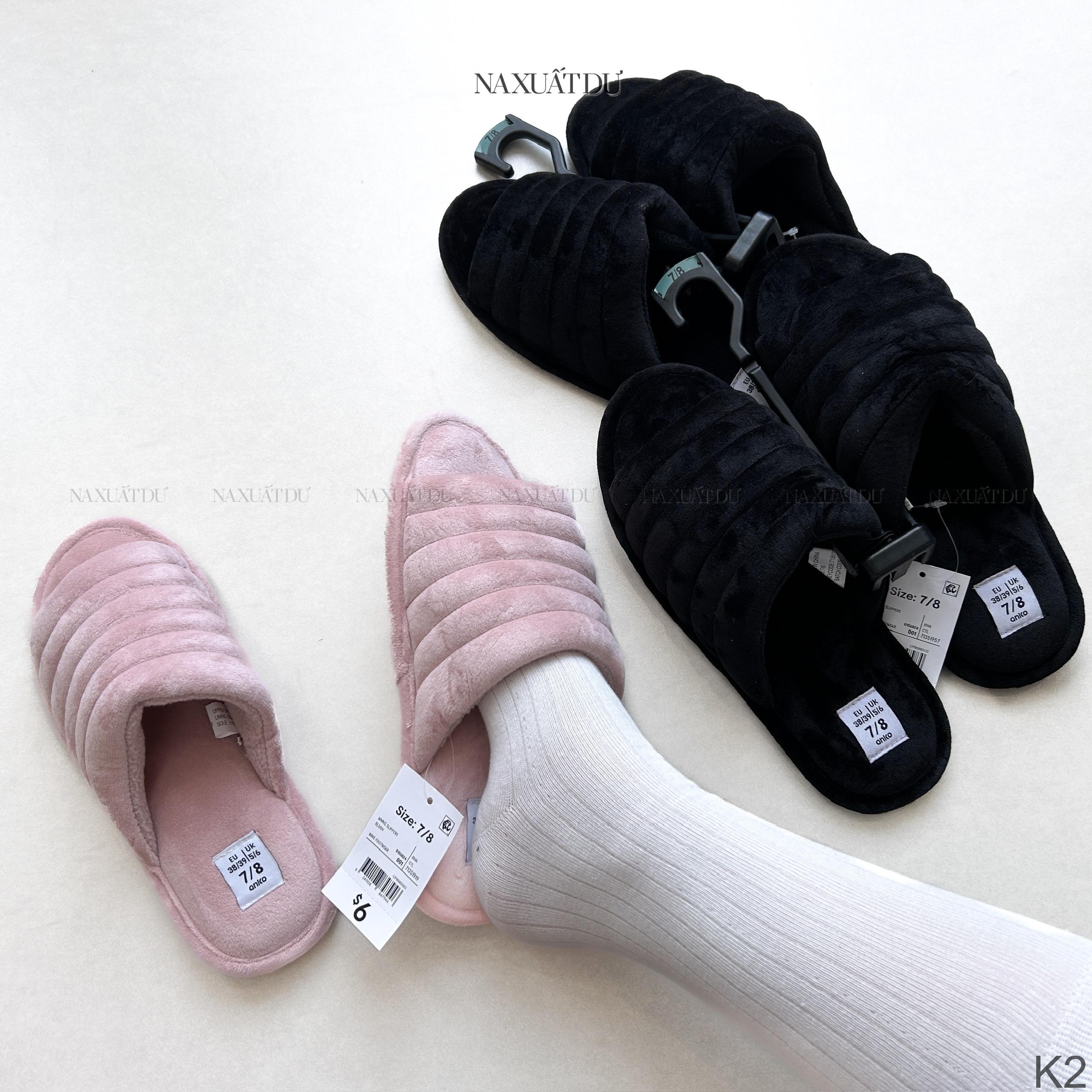 Set 2 đôi dép lông 