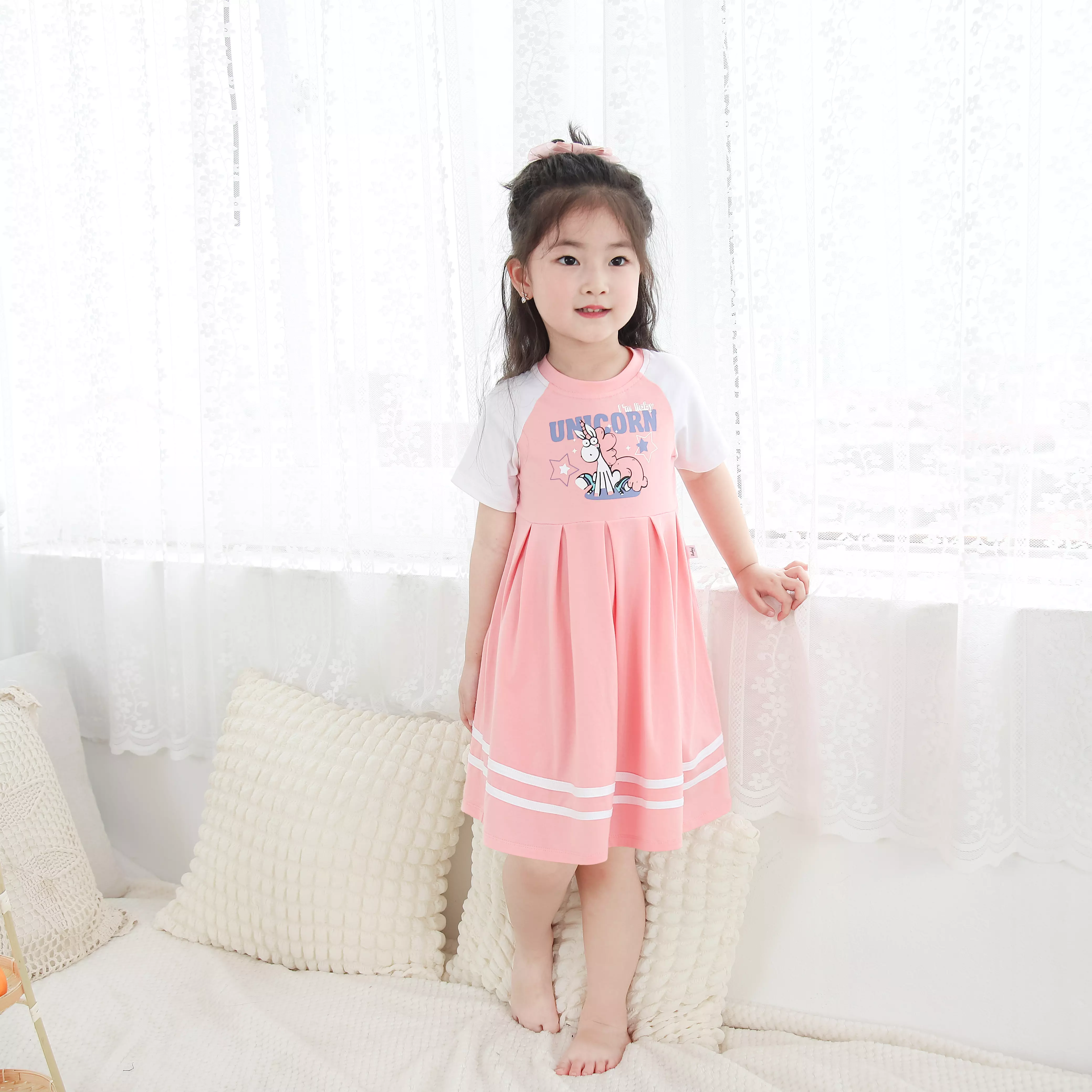 Váy thun in ngựa  hồng phối sọc_thumbnail_4