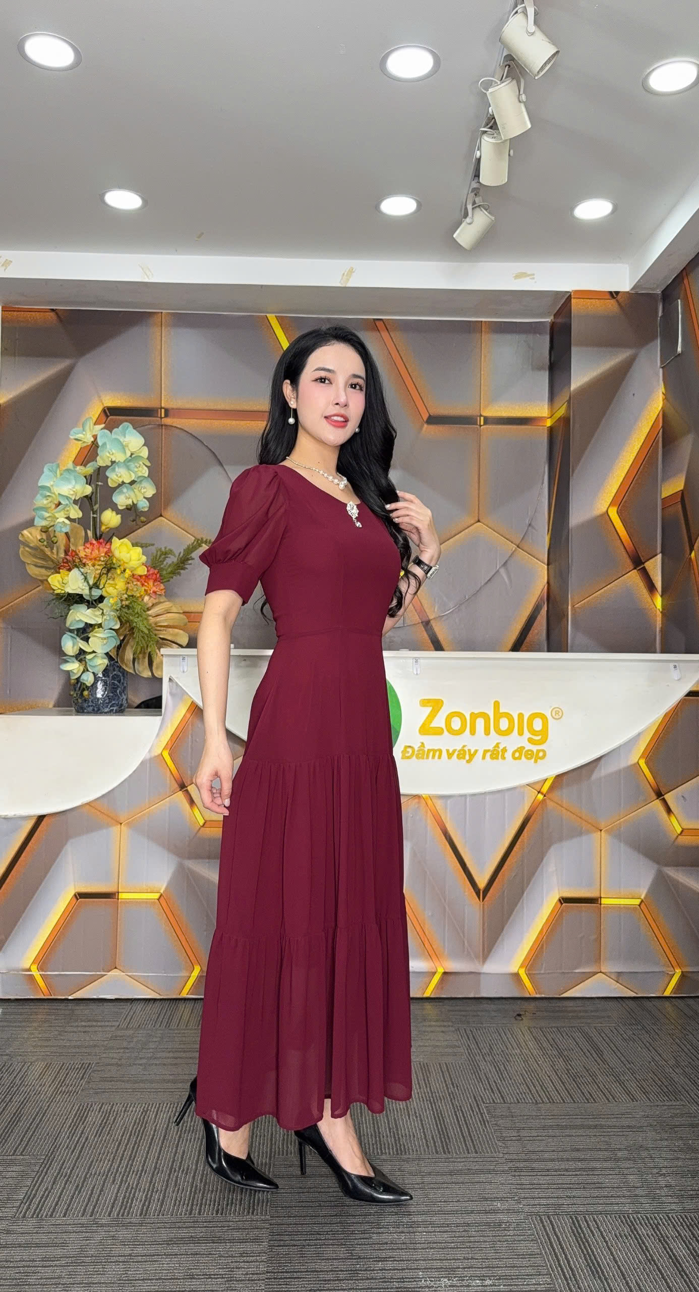 Đầm xòe - Y1957 - Thương hiệu Zonbig_thumbnail_2