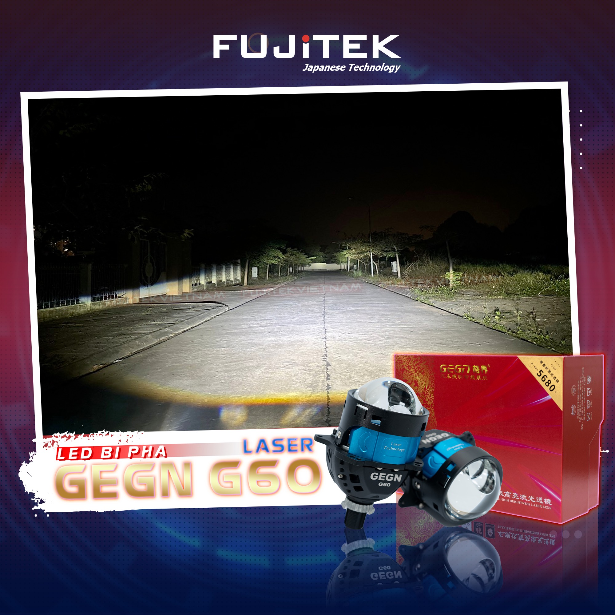 GEGN G60 Đèn bi led Laser chân xoáy bắt zin_thumbnail_5