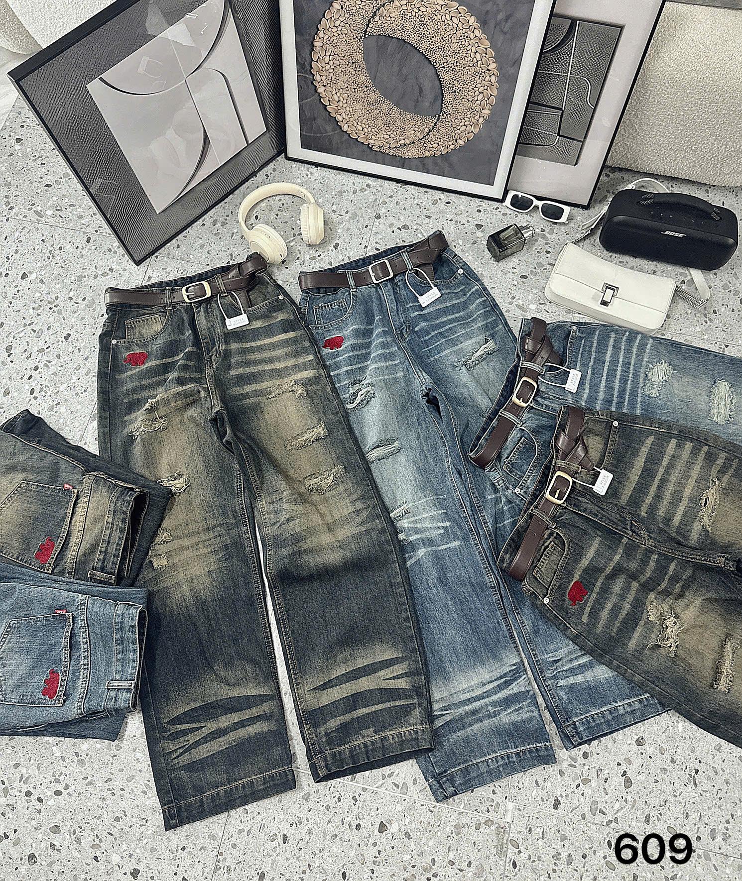 BIGSIZE NỮ-Quần suông thêu voi đỏ T-QJ609_thumbnail_5