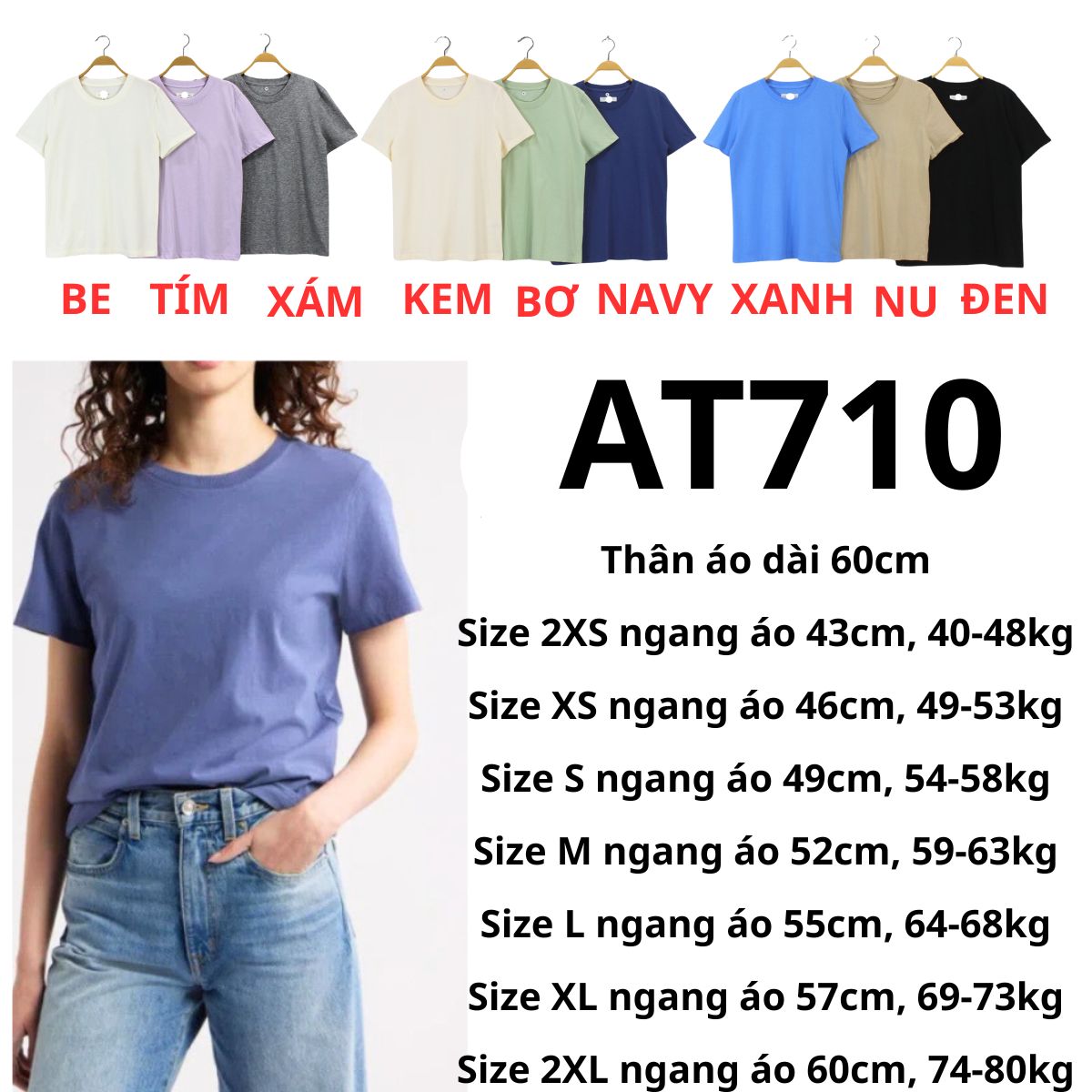 AT710- ÁO THUN NỮ