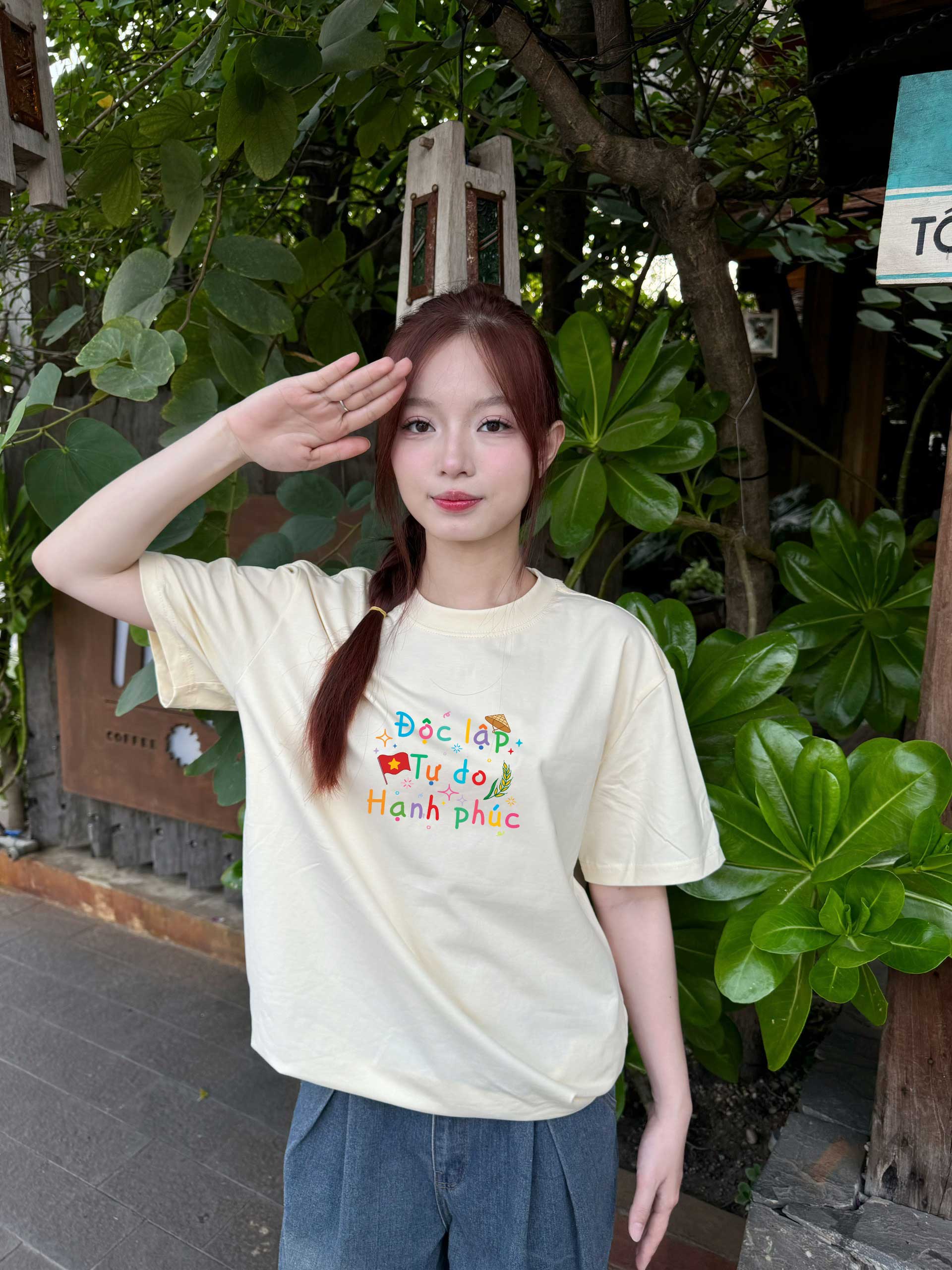 Áo thun Việt Nam tôi yêu form rộng 2127 Miucho cổ tròn vải cotton 4c 220gsm thoáng mát in mix_thumbnail_6