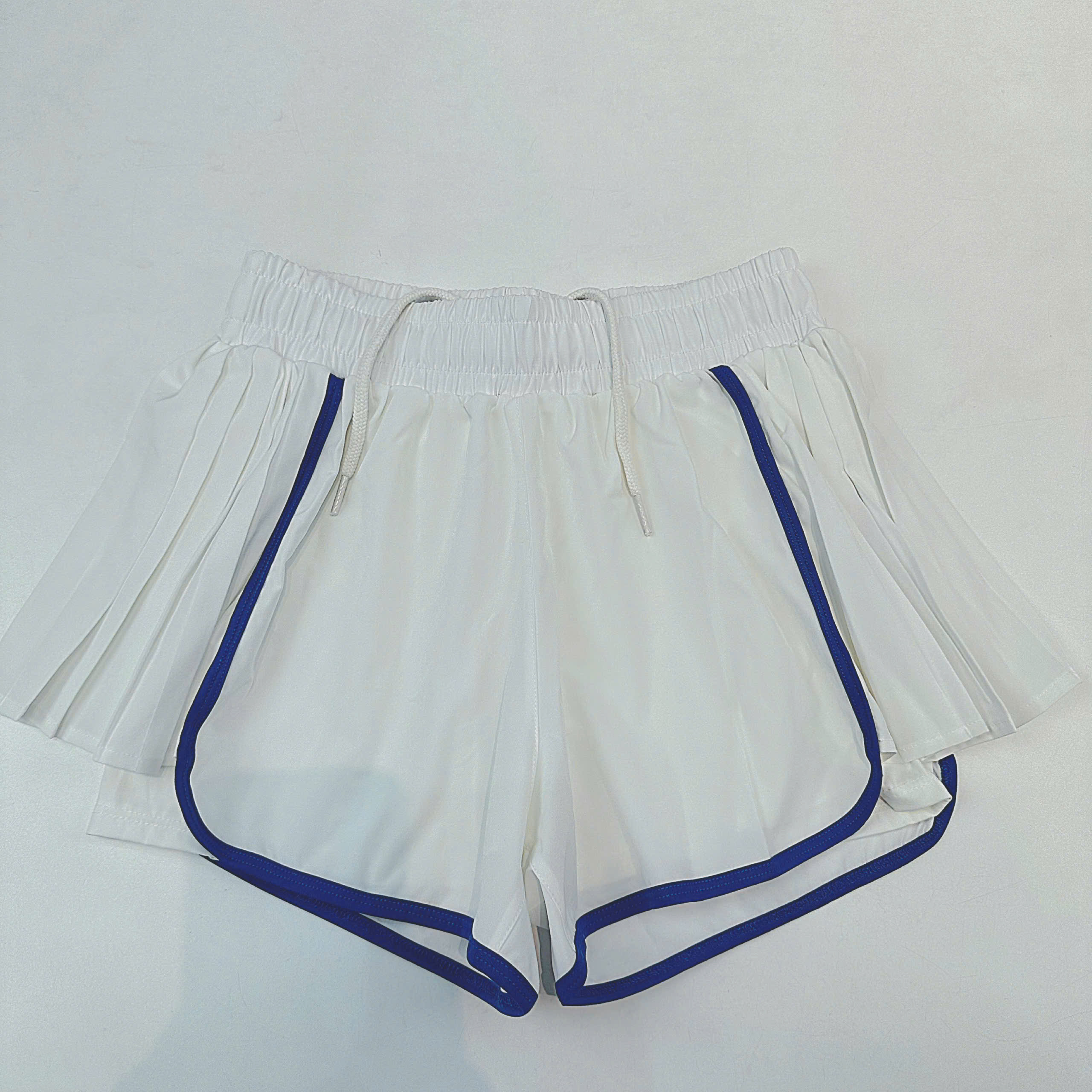 Quần Đùi Thể Thao Nữ Boxer 2 Lớp Xếp Li 2 Bên Phối Viền_thumbnail_22