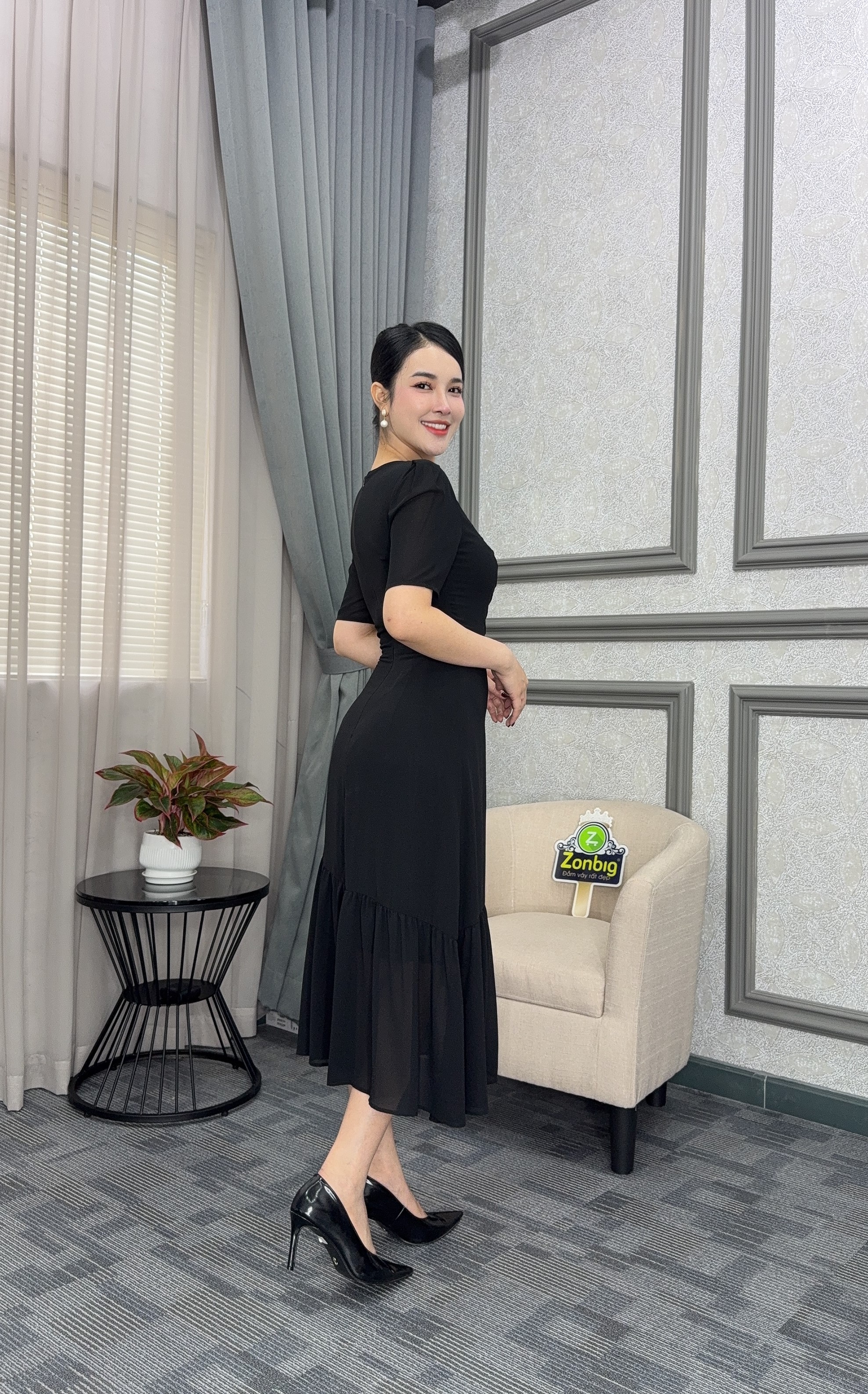 Đầm xòe - Y1889 - Thương hiệu Zonbig_thumbnail_4