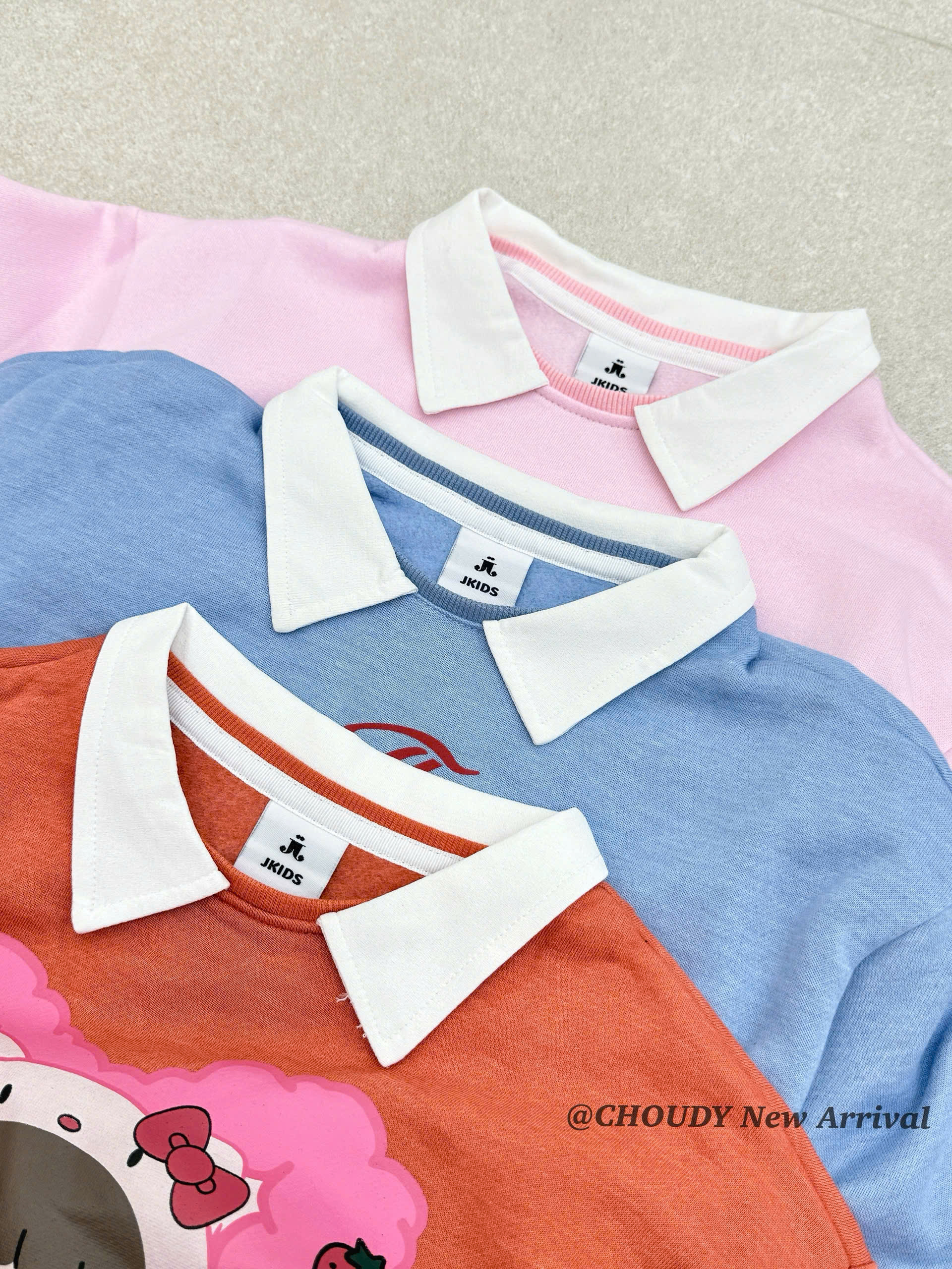 SALE S176 SET BỘ BÉ GÁI CÓ CỔ 3 MÀU_thumbnail_6