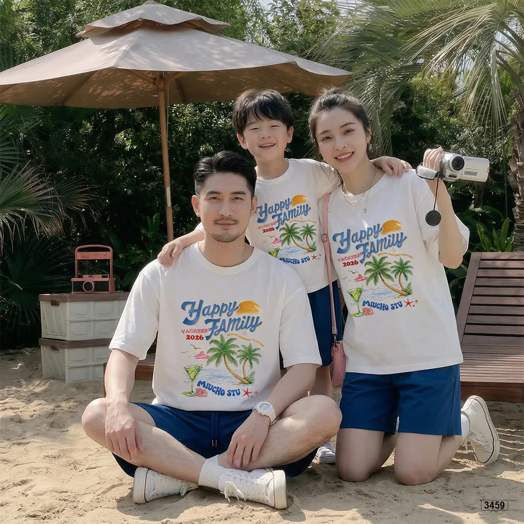 Áo thun bé và gia đình Happy Family Kado 3458_thumbnail_5