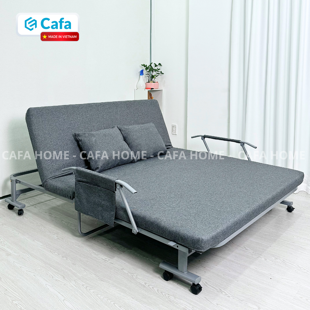 GIƯỜNG GẤP TAY VỊN 150CM