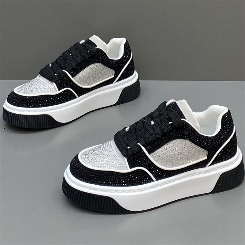 GA408 - Giày Nam Kim Cương Nóng Nhẹ Sang Trọng 2025, Giày Thể Thao Thông Thường Phong Cách Hàn Quốc Mùa Thu Mới, Niche Retro, Giày Đế Mềm Thoải Mái CR