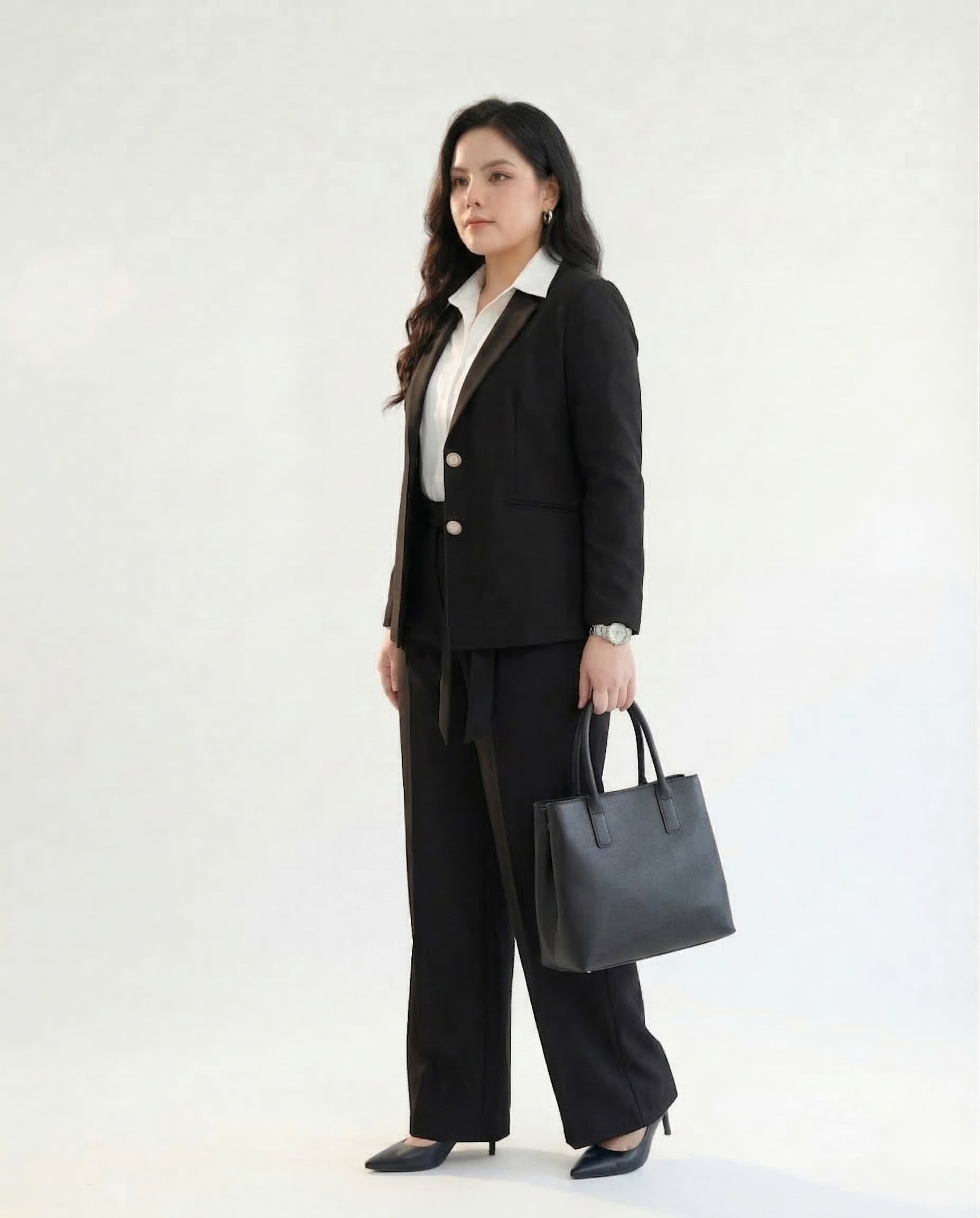 Áo blazer kiểu phối nút có túi bigsize AK087_thumbnail_1