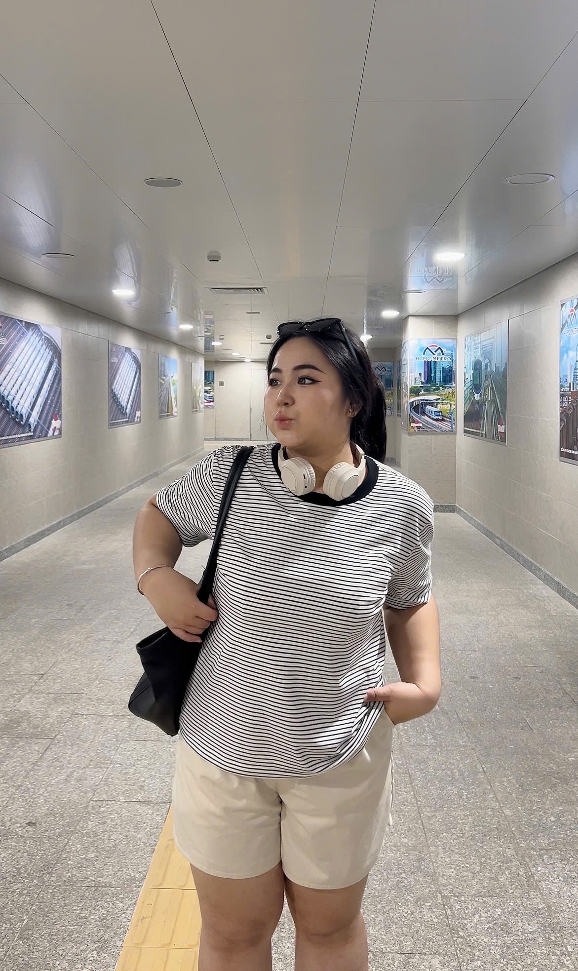 BIGSIZE - Quần short kaki lưng thun bigsize QS09 dành cho nàng béo_thumbnail_8