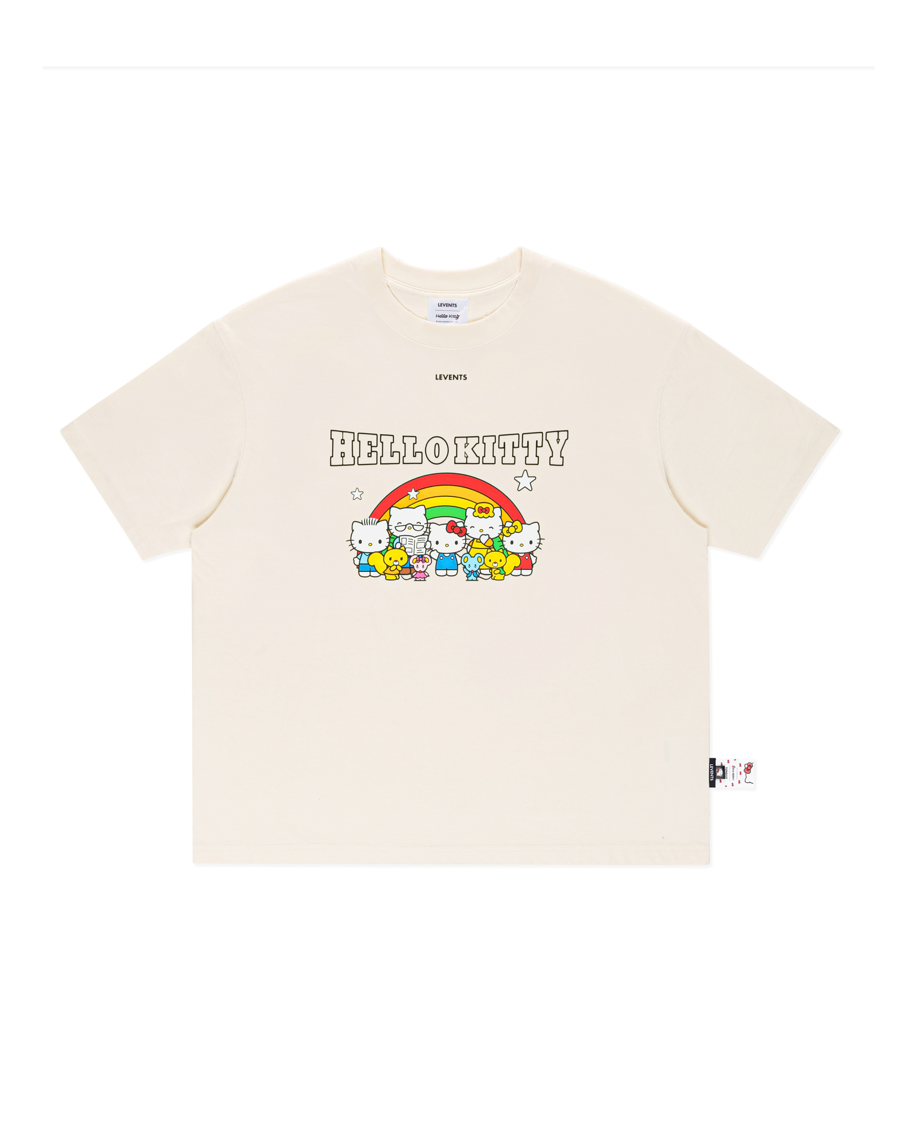 Levents® x Hello Kitty | Rainbow Semi-Oversized Tee