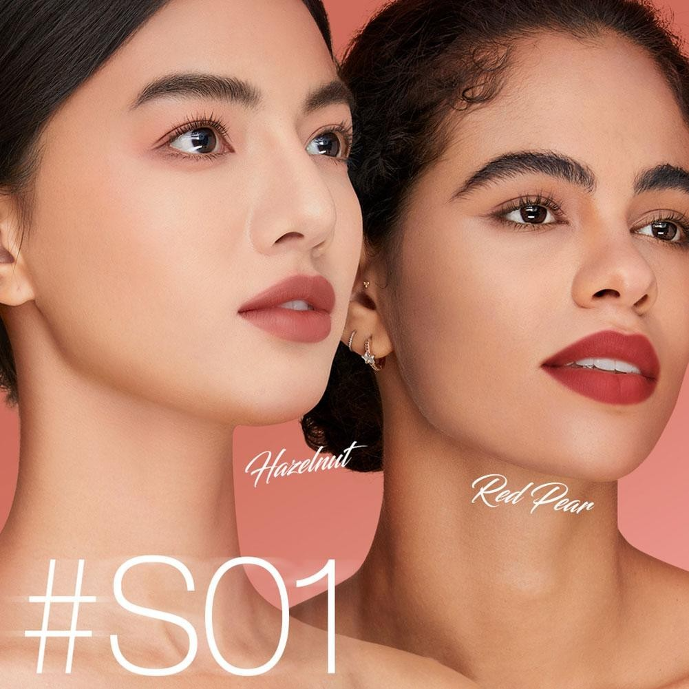 OtwoO Matte Lock Color Lip Glaze Set