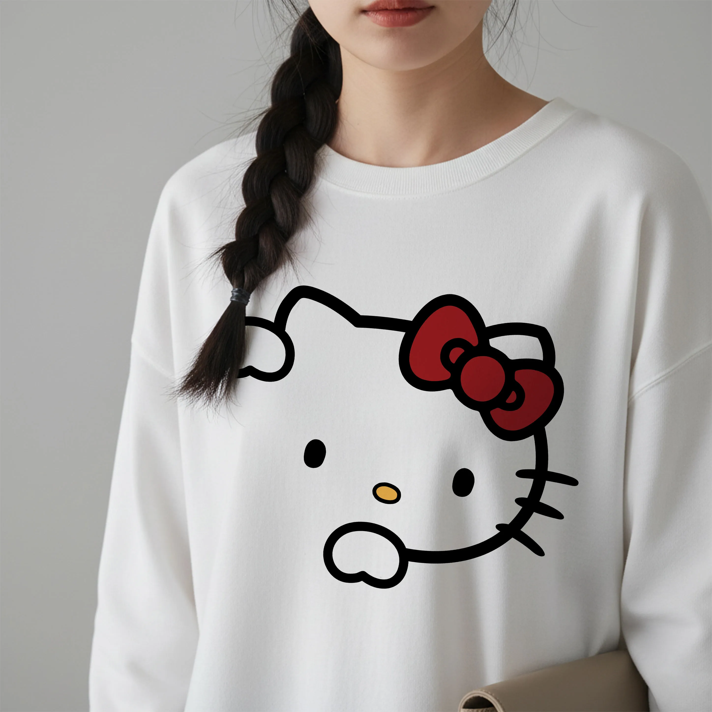 Áo thun boxy local brand Miucho cotton dày dặn thoáng mát tay dài cổ tròn Kitty in mix 2688_thumbnail_8