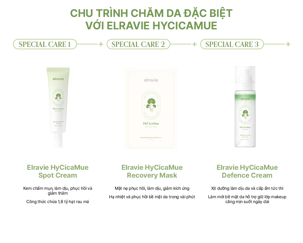 Xịt dưỡng cấp ẩm, làm dịu, dưỡng sáng, chống lão hóa elravie HyCicaMue Green Mist 100ml_thumbnail_9