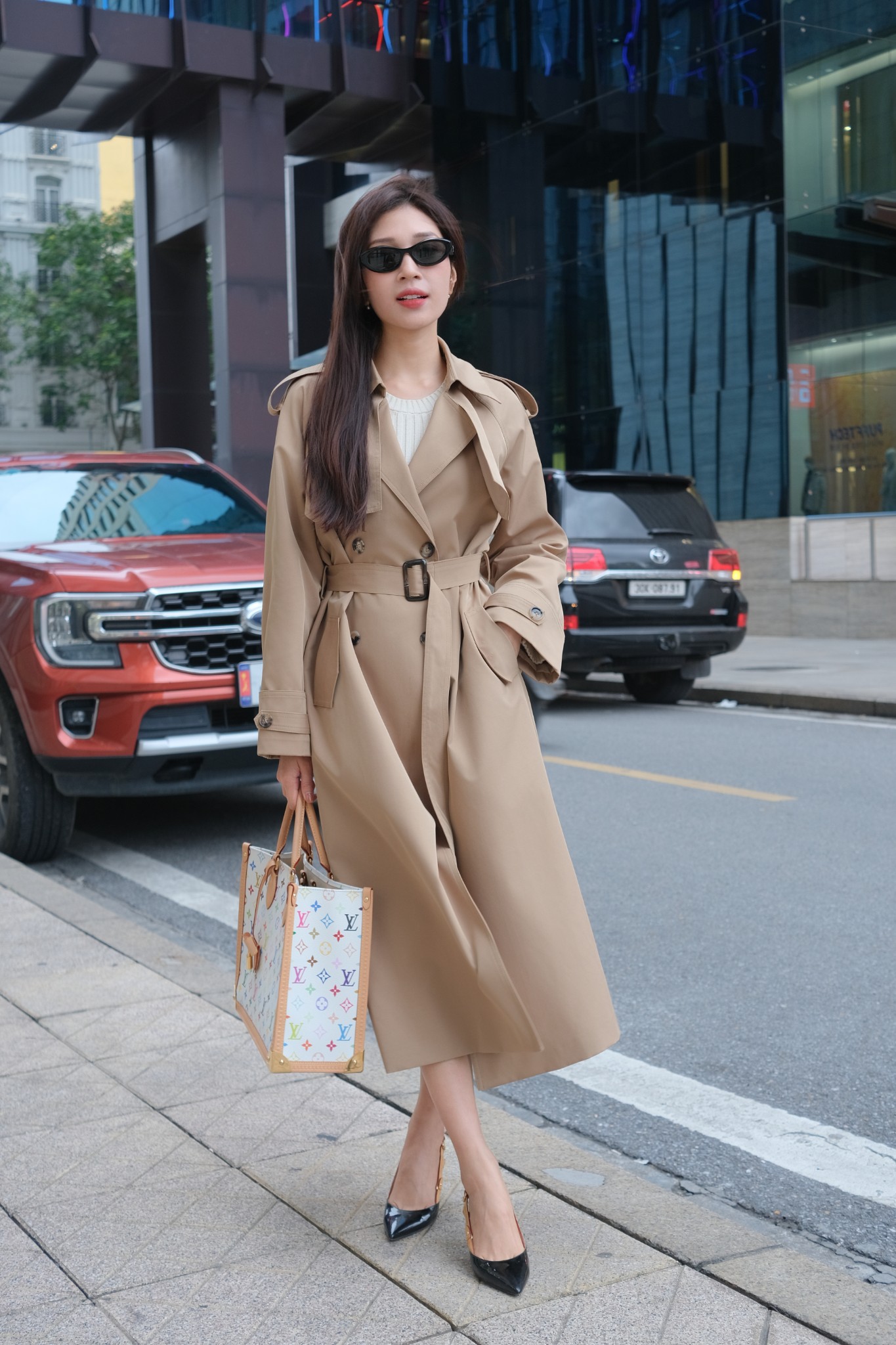 MTD26NAU- Măng tô dài màu nâu