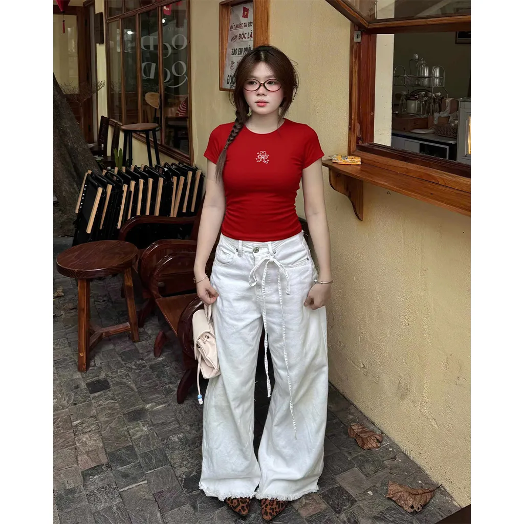 Áo baby tee form ôm body hình nơ cute Beezy 3332_thumbnail_2