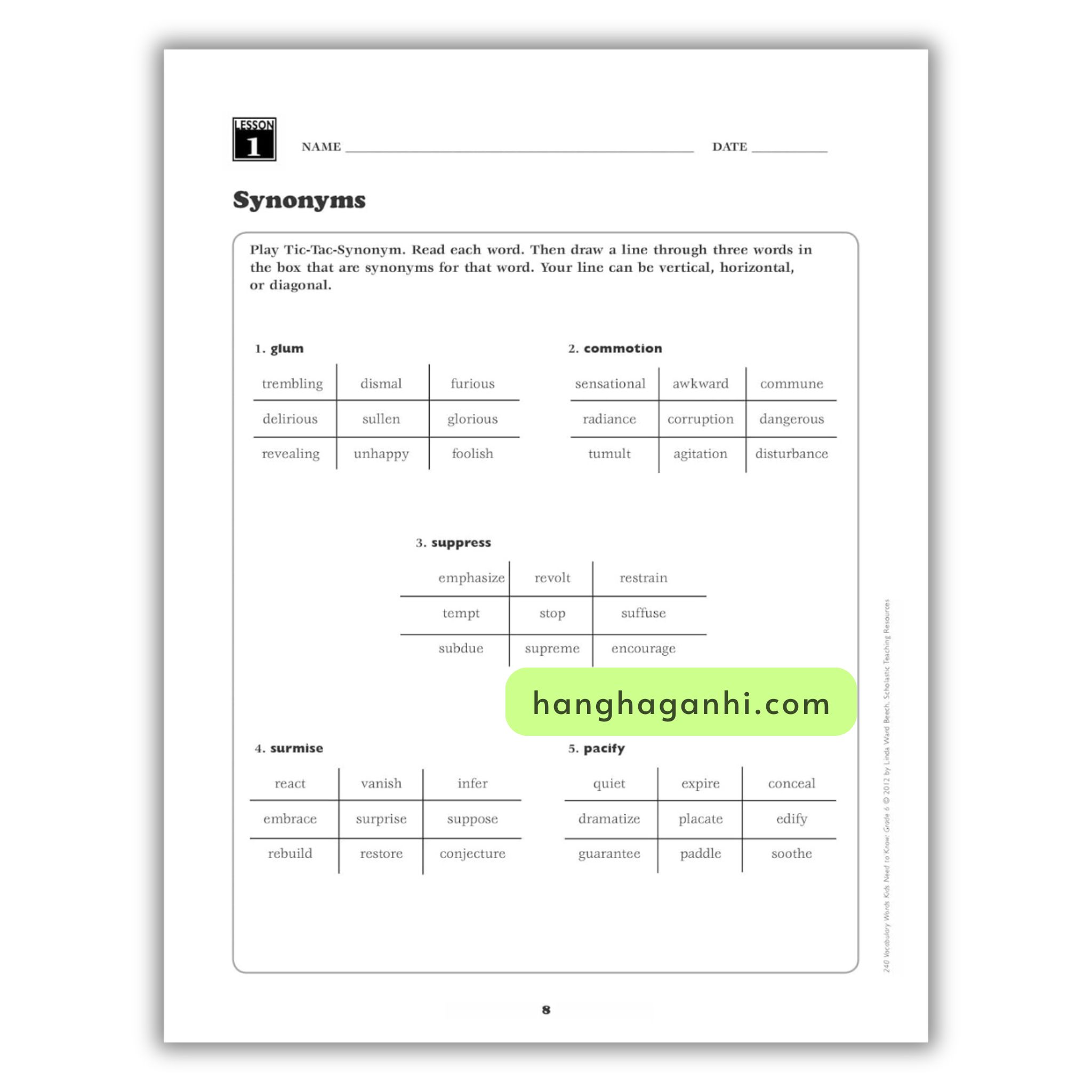 Sách 240 Vocabulary Words Kids Need To Know – Trọn bộ 6 cuốn_thumbnail_4