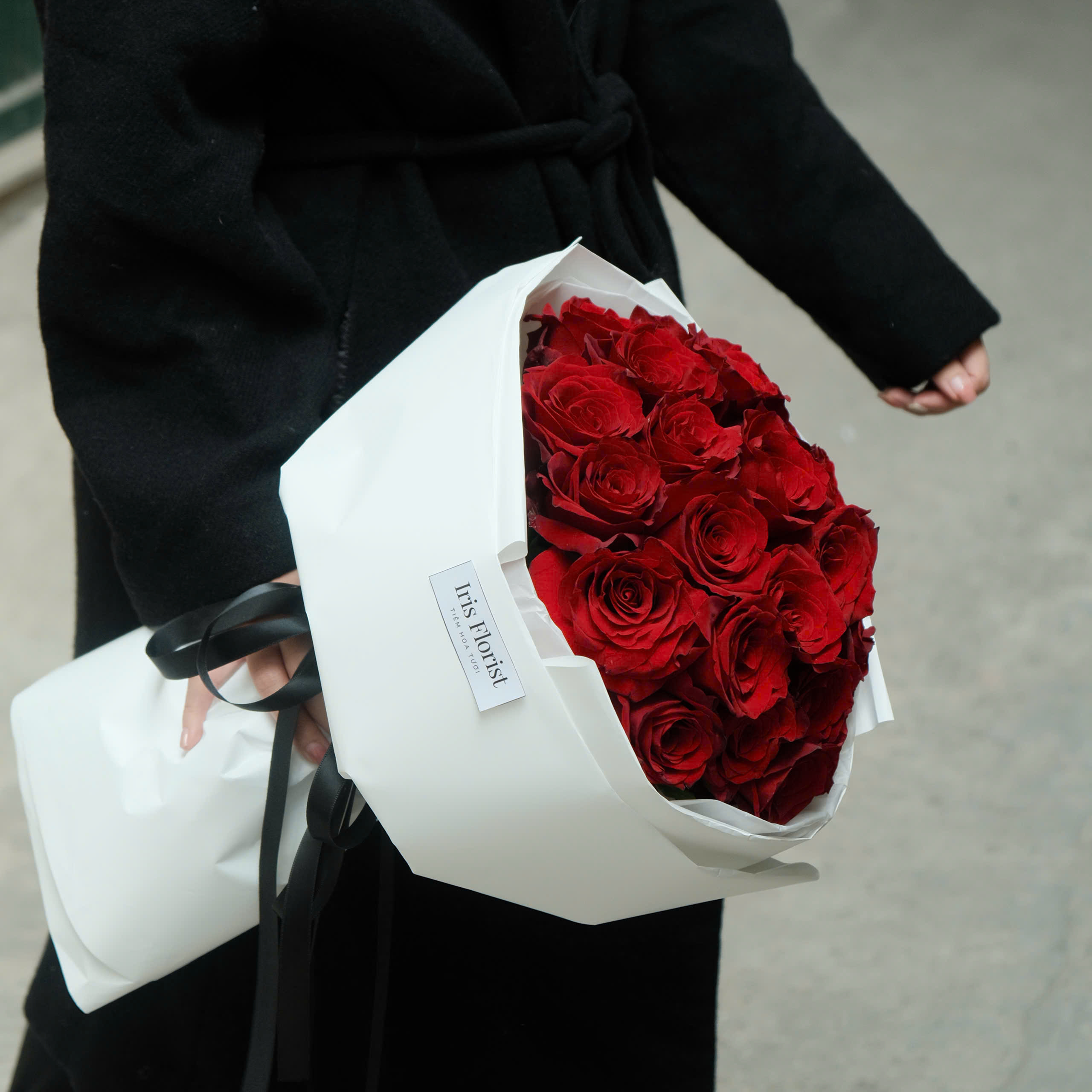 Bó hồng đỏ  - Red Rose Premium size M+