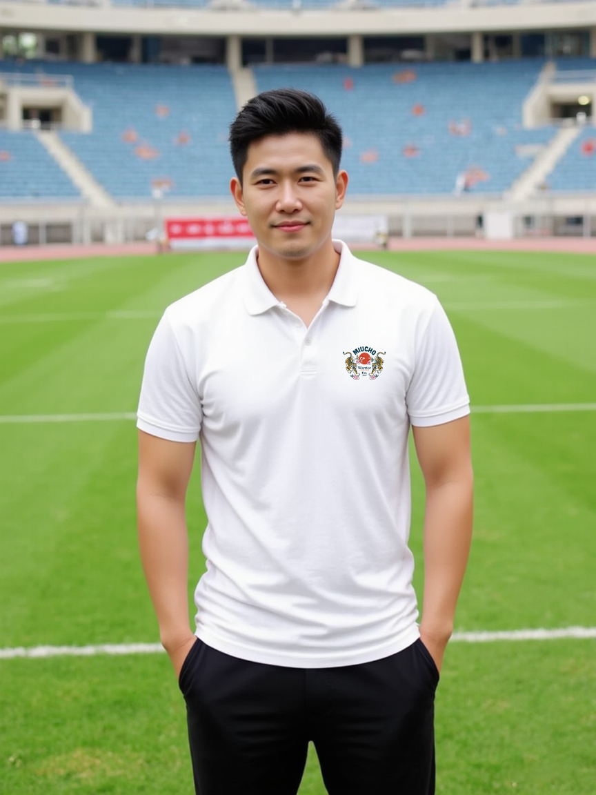 Áo polo nam form vừa 1910 Miucho Iconic vải cá sấu đứng form thoáng mát in mix_thumbnail_7