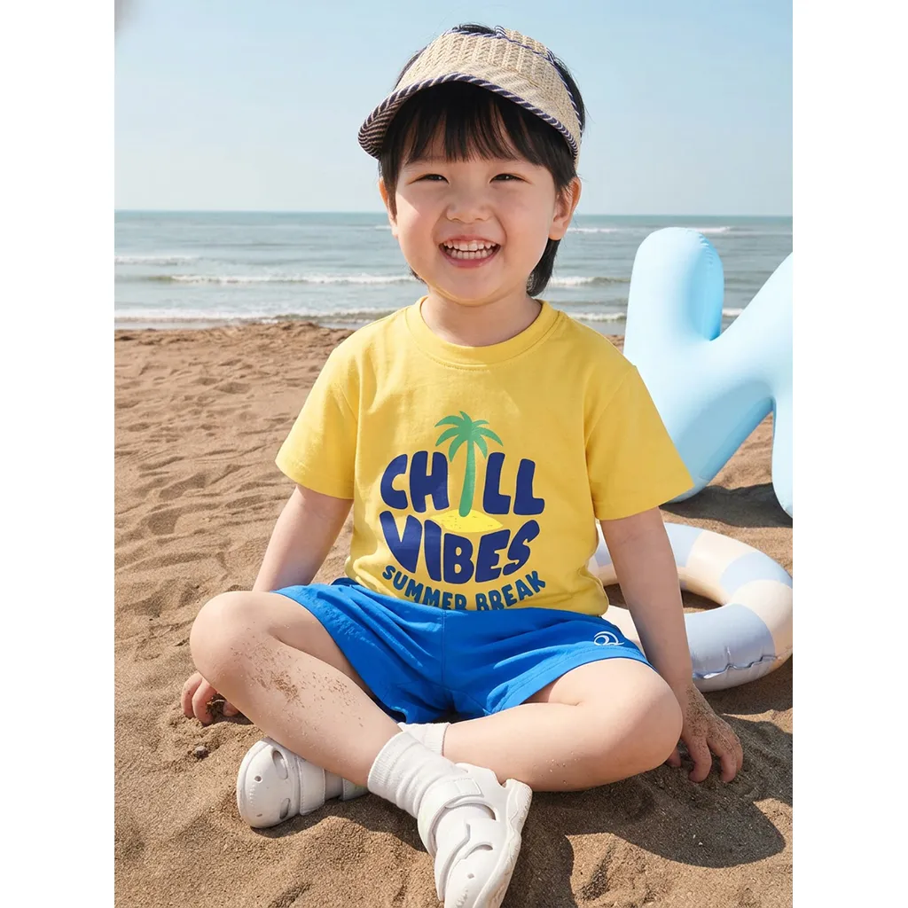 Áo thun bé trai bé gái chill vibes Kado 3435_thumbnail_3