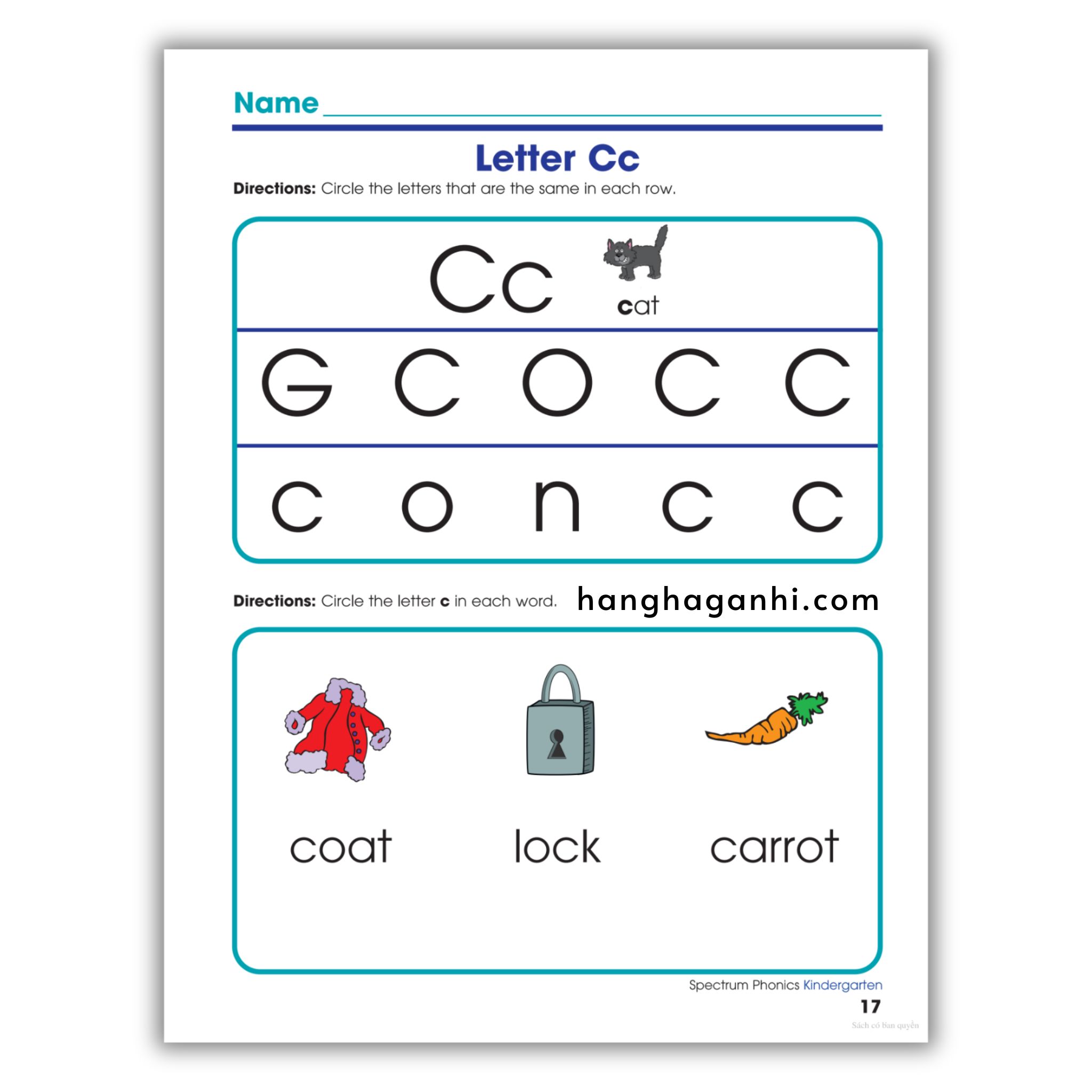 Sách Spectrum Phonics Workbook Grade K_thumbnail_19