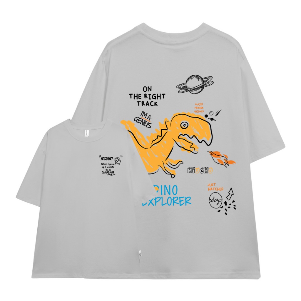 Áo thun nam form rộng ATD1137 Miucho Man tay ngắn áo phông cổ tròn in mix_thumbnail_15