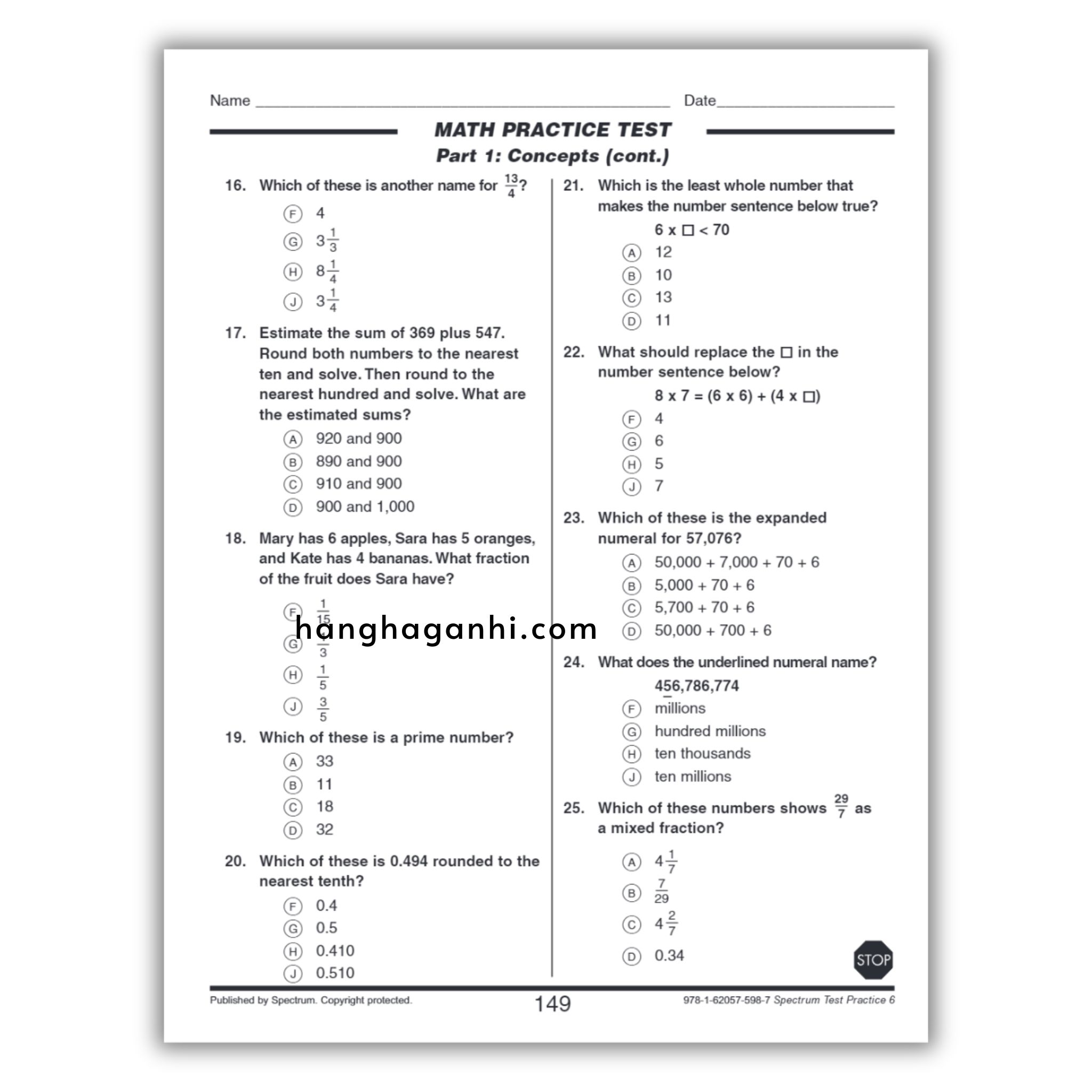 Sách Spectrum Test Practice Workbook Grade 6_thumbnail_17