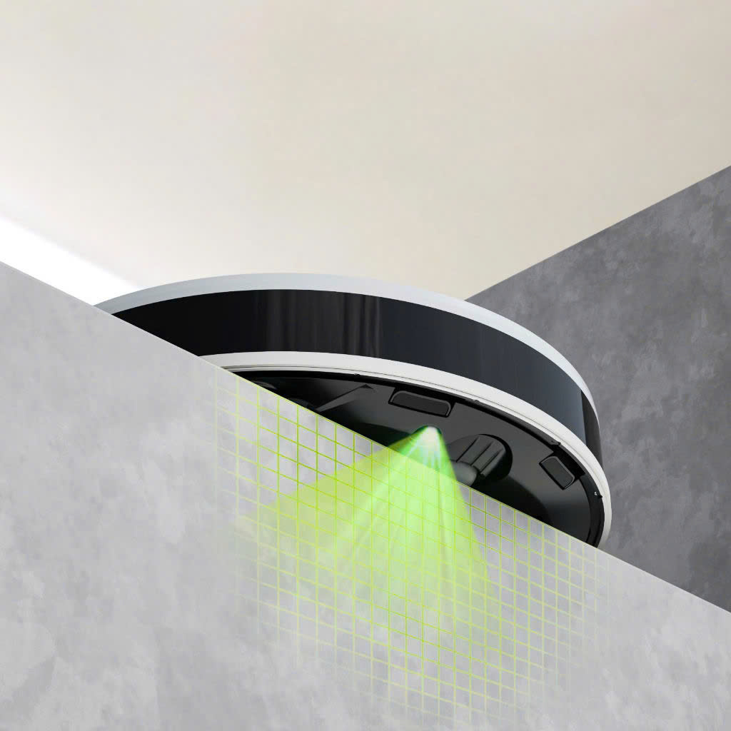 Robot Tự Động Giặt Giẻ Lau Của Đức Hubert HB-S79 AI Camera Lau Nhà Hút Bụi, diệt khuẩn_thumbnail_3