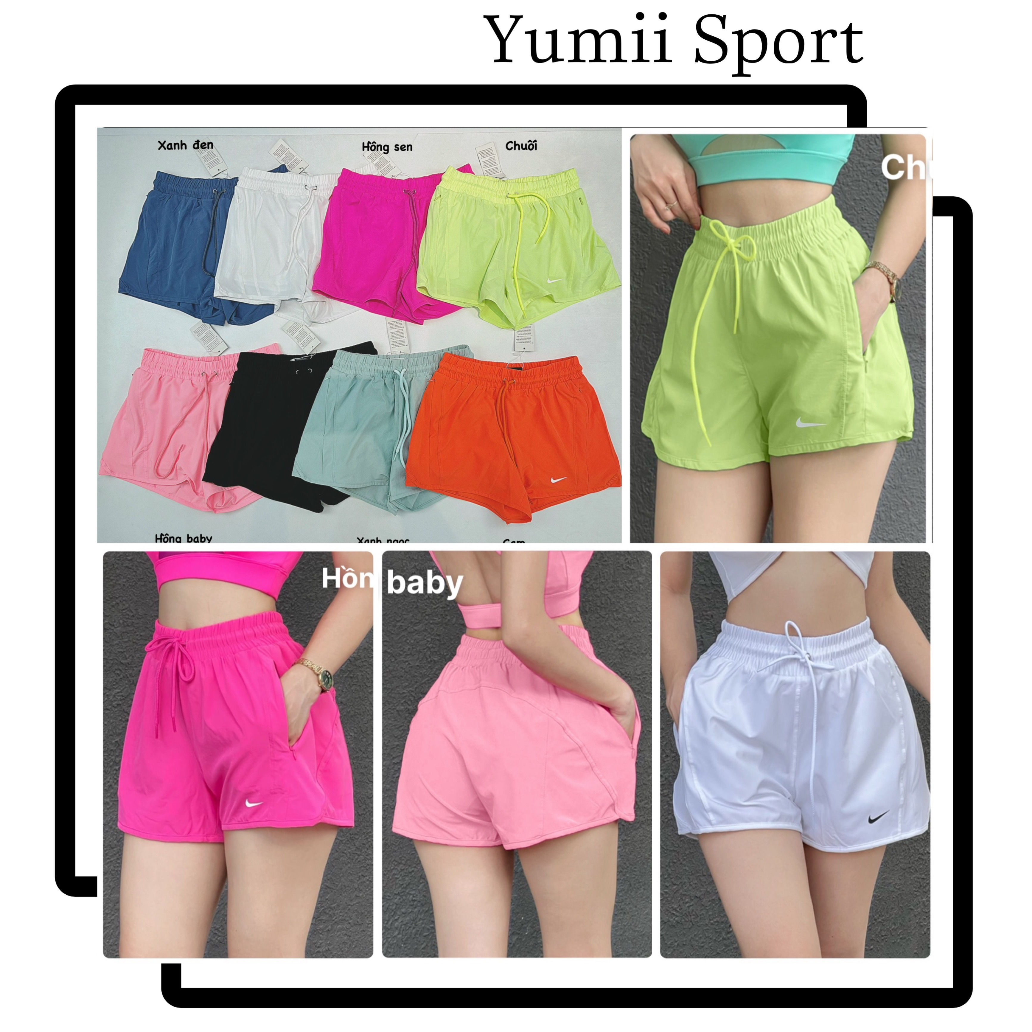 Quần Đùi Thể Thao Dáng Boxer 2 Lớp NK Túi Khoá_thumbnail_7