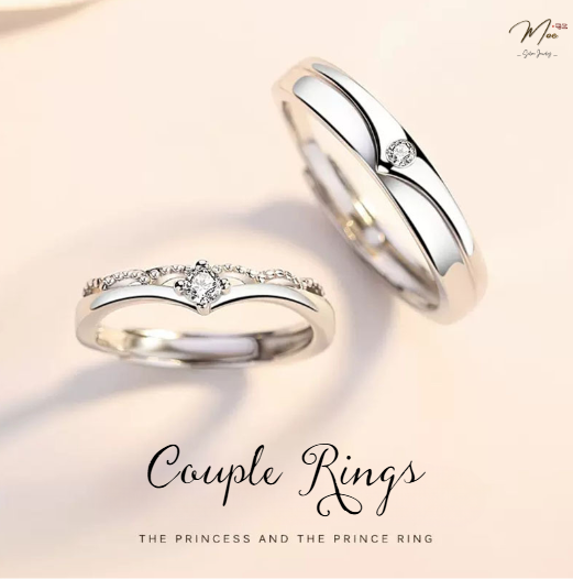 ĐN104 - Nhẫn đôi vương miện hoàng gia