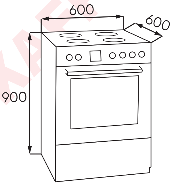 Bếp tủ liền lò KF-FRT6604IN - Ảnh 6