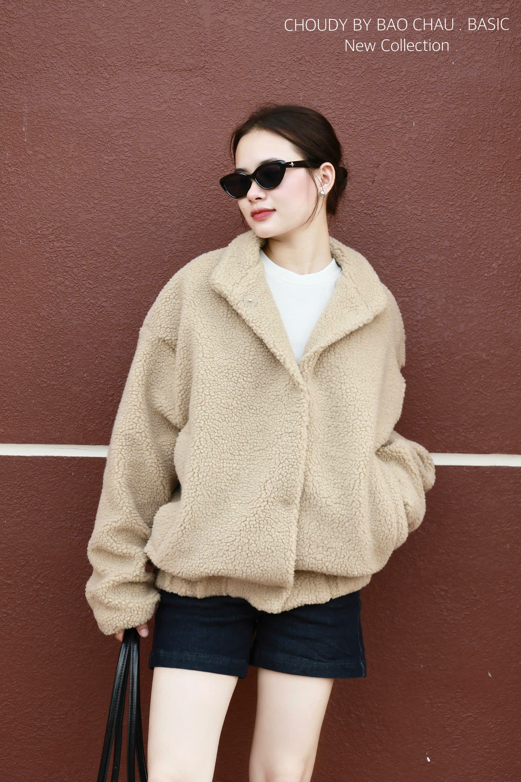 A600 ÁO KHOÁC LÔNG BE