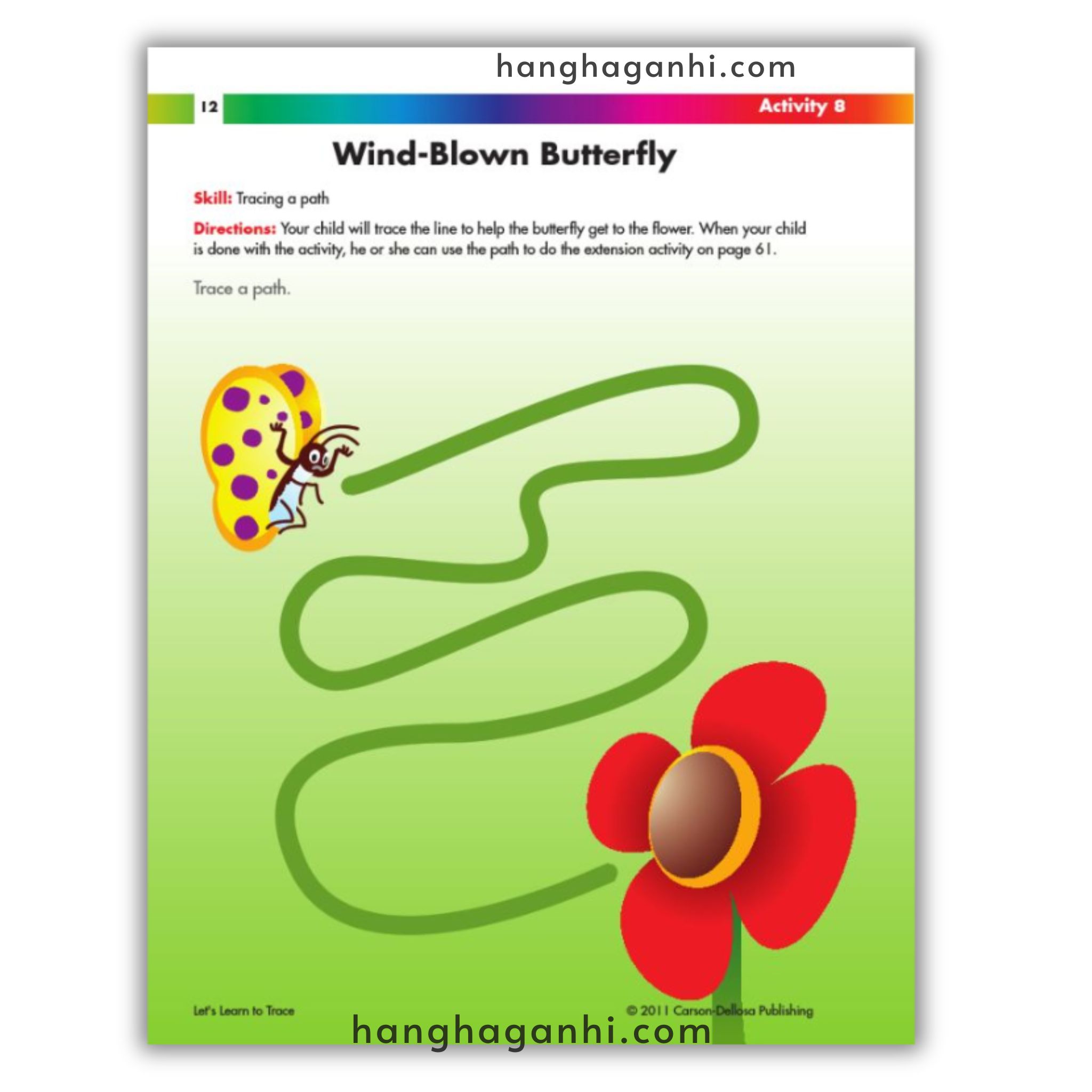 Spectrum 2+ Lets Learn to Trace for Early Years, sách Mỹ cho bé_thumbnail_12