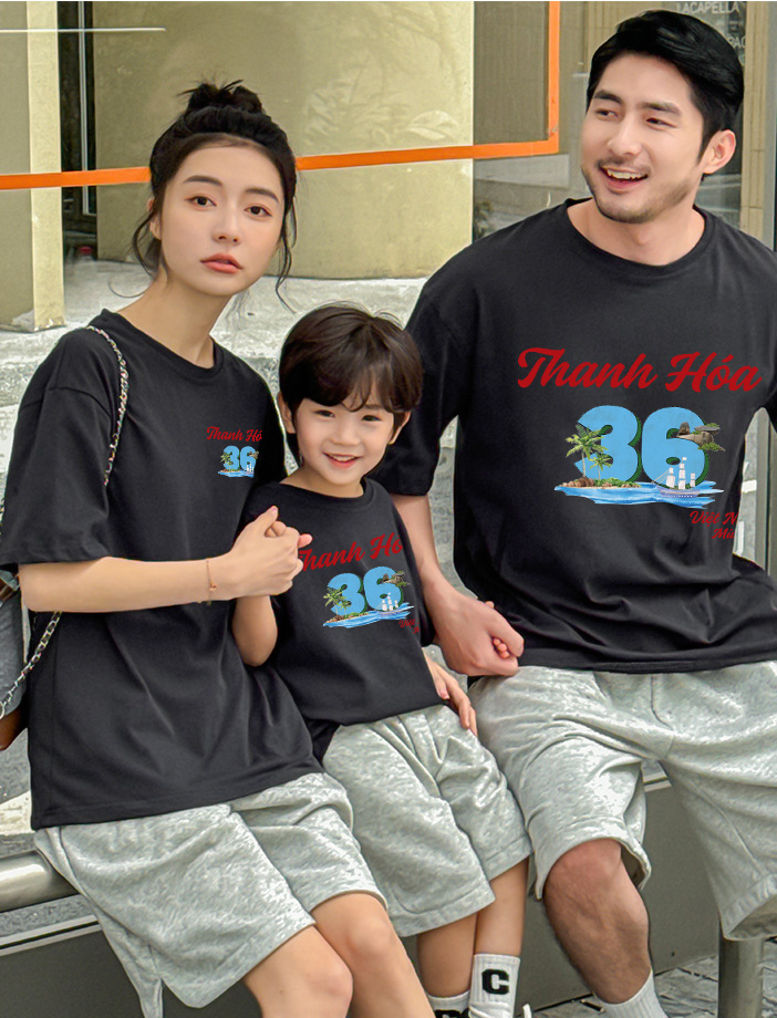 Áo thun du lịch Thanh Hóa cho bé form rộng thoáng mát AED1310 Miucho Kid in mix_thumbnail_5