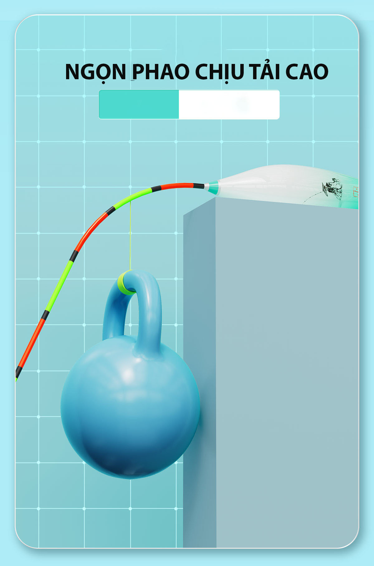 Bộ 3 Phao Nano Hiệp Khách Đuôi Tam Giác Chống Sóng Gió_thumbnail_4