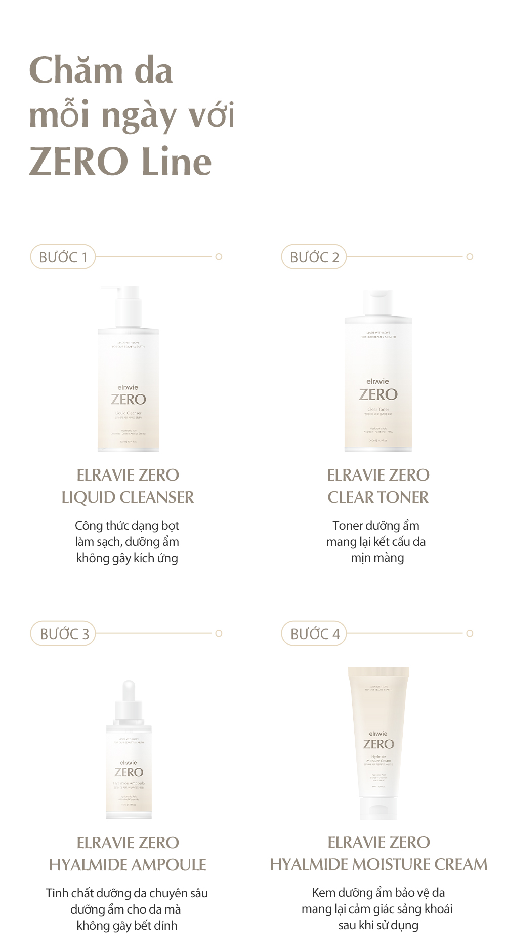 Kem dưỡng thuần chay Elravie Zero Hyalmide Moisture Cream 100ml_thumbnail_12