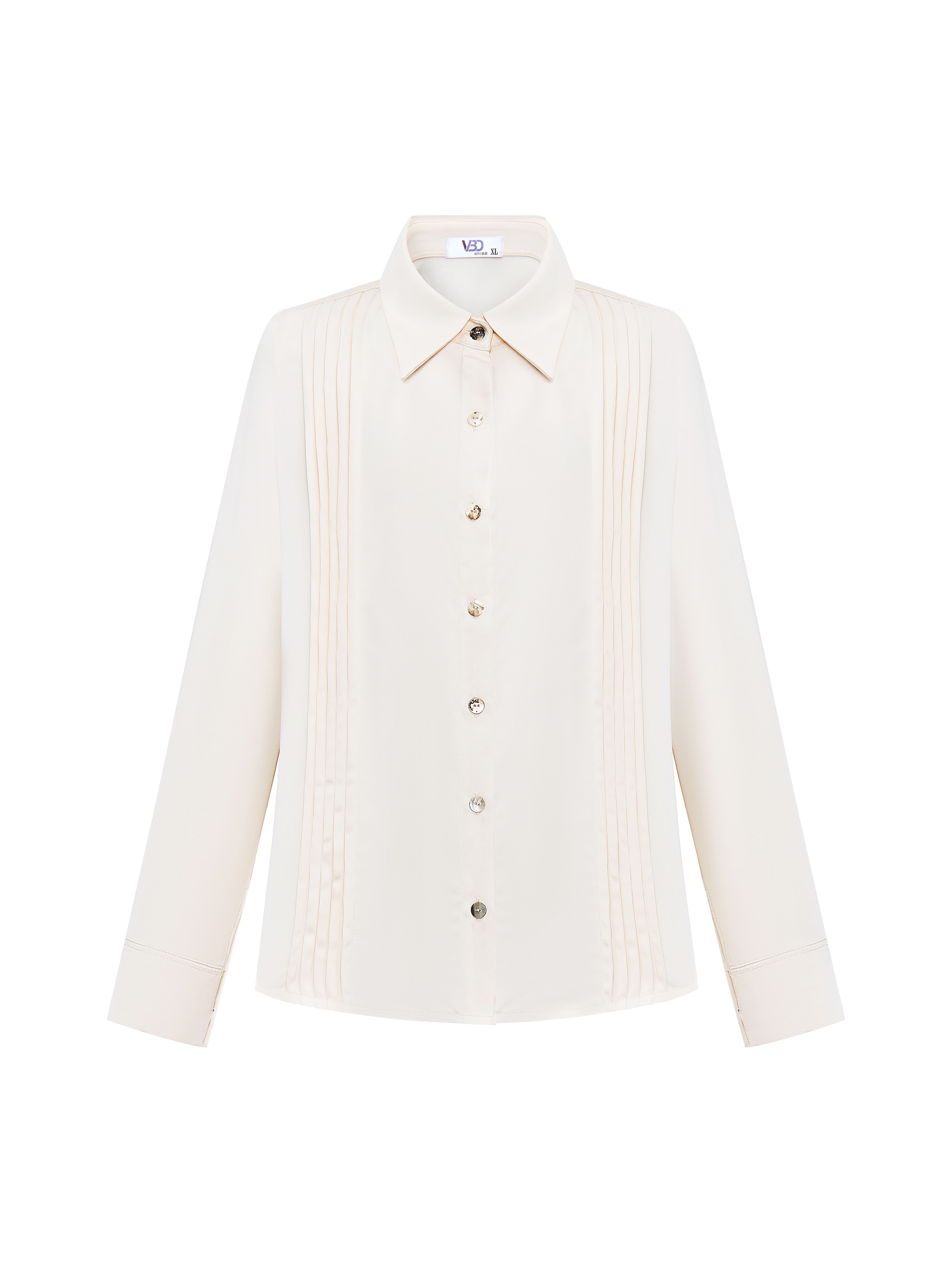 BIGSIZE- Áo sơ mi xếp ly ngực V- AK090_thumbnail_9