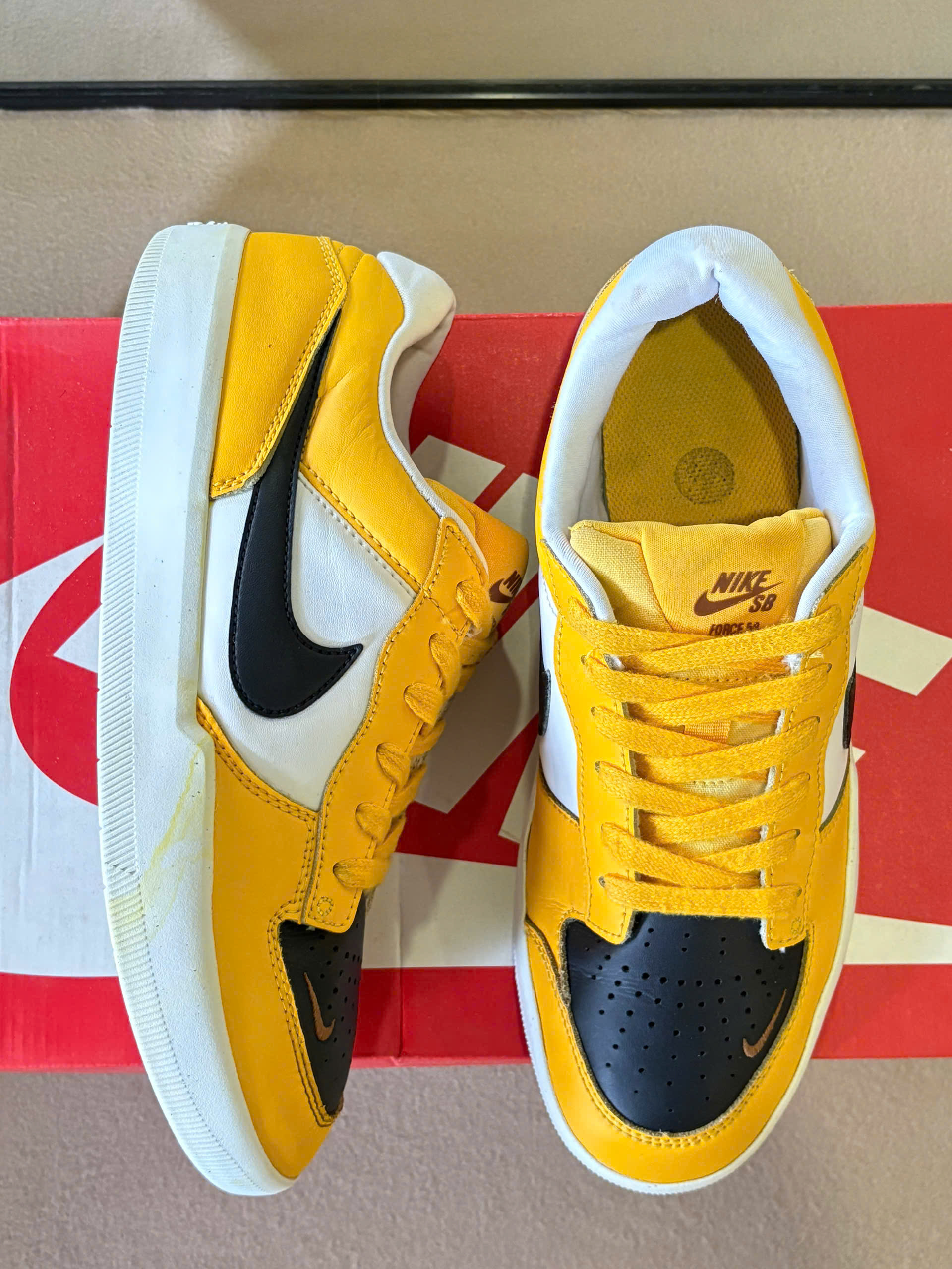 Nike SB Force 58 Premium Shoes University Gold, Black_thumbnail_3
