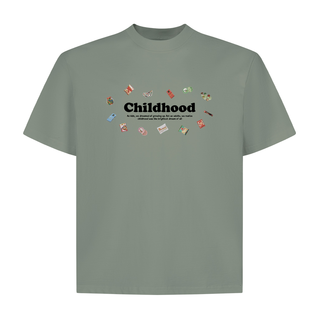 Áo phông nam child hood form boxy 2169 Miucho Club vải cotton 2c 250gsm cổ tròn in mix_thumbnail_15