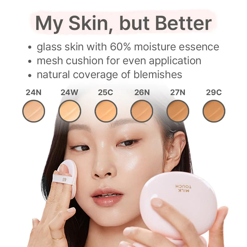 Milktouch All-Day Skin Fit Milky Glow Cushion 15g
