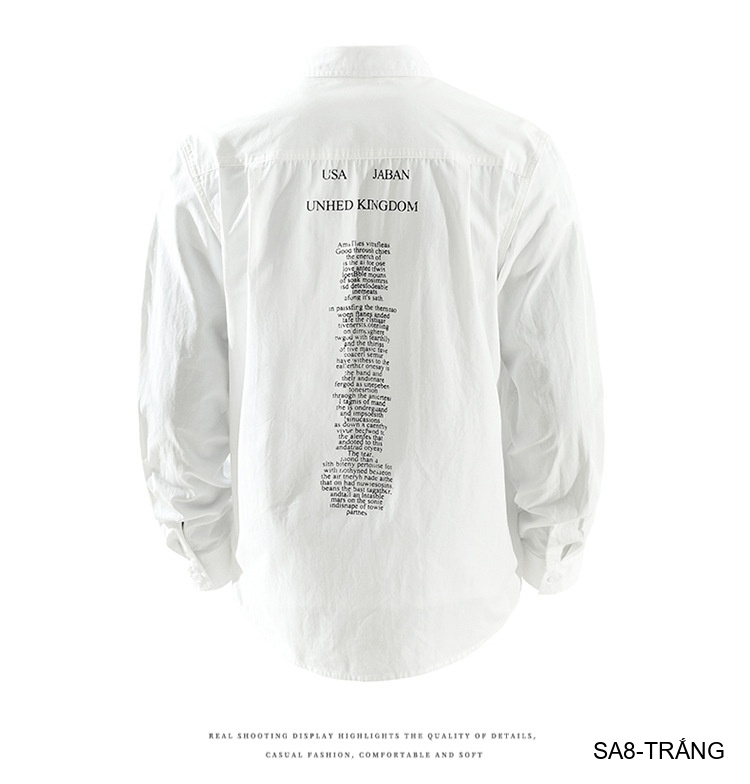 SA8 - Áo sơ mi nam dài tay phong cách, in chữ cá tính, chất cotton mềm mại, dáng rộng thoải mái_thumbnail_12