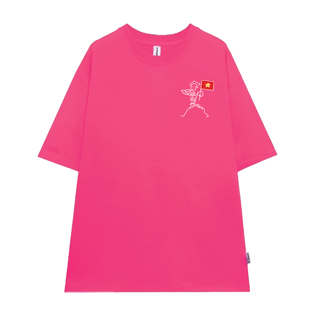 Áo thun Việt Nam tôi yêu form rộng 2117 Miucho cổ tròn vải cotton 4c 220gsm thoáng mát in artwork_thumbnail_8