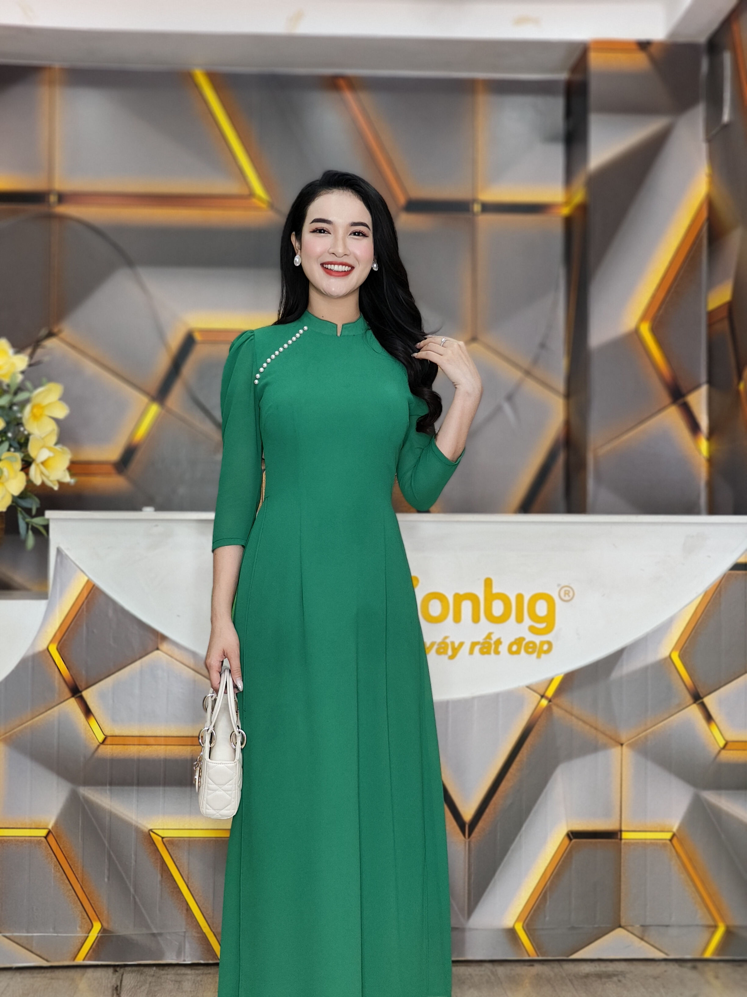 Đầm giả áo dài - Y1367 - Thương hiệu Zonbig_thumbnail_11