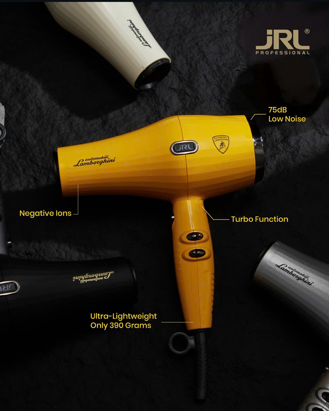Máy sấy tóc JRL Lamborghini Forte Pro Lite 2020L Dryer - màu vàng_thumbnail_2